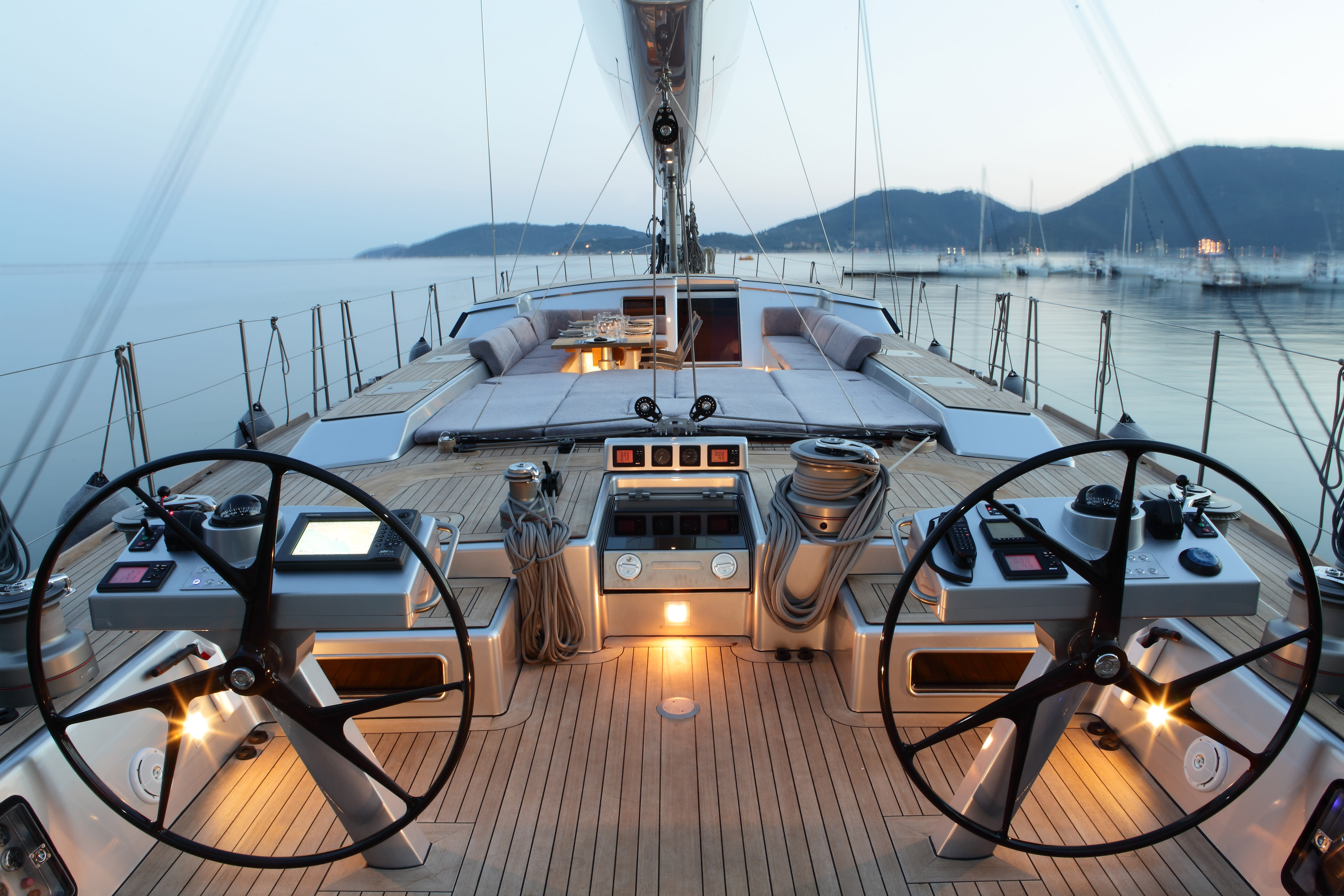 BLACK LION Deck - Perini Navi Yacht Charter - YPI