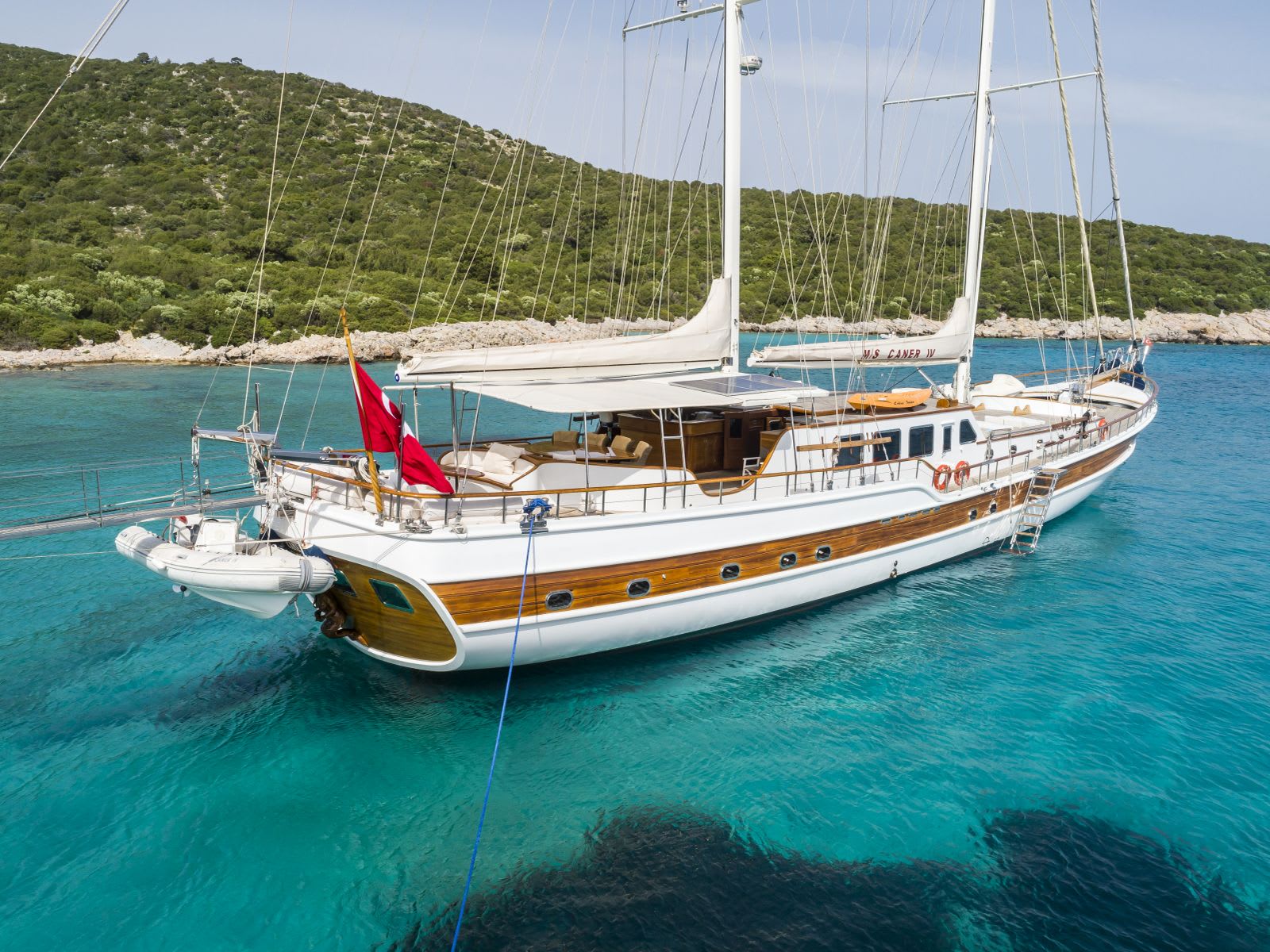 Caner IV, 36m charter yacht