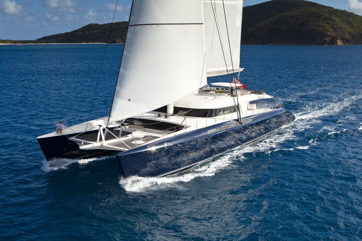 44m catamaran superyacht Hemisphere for charter