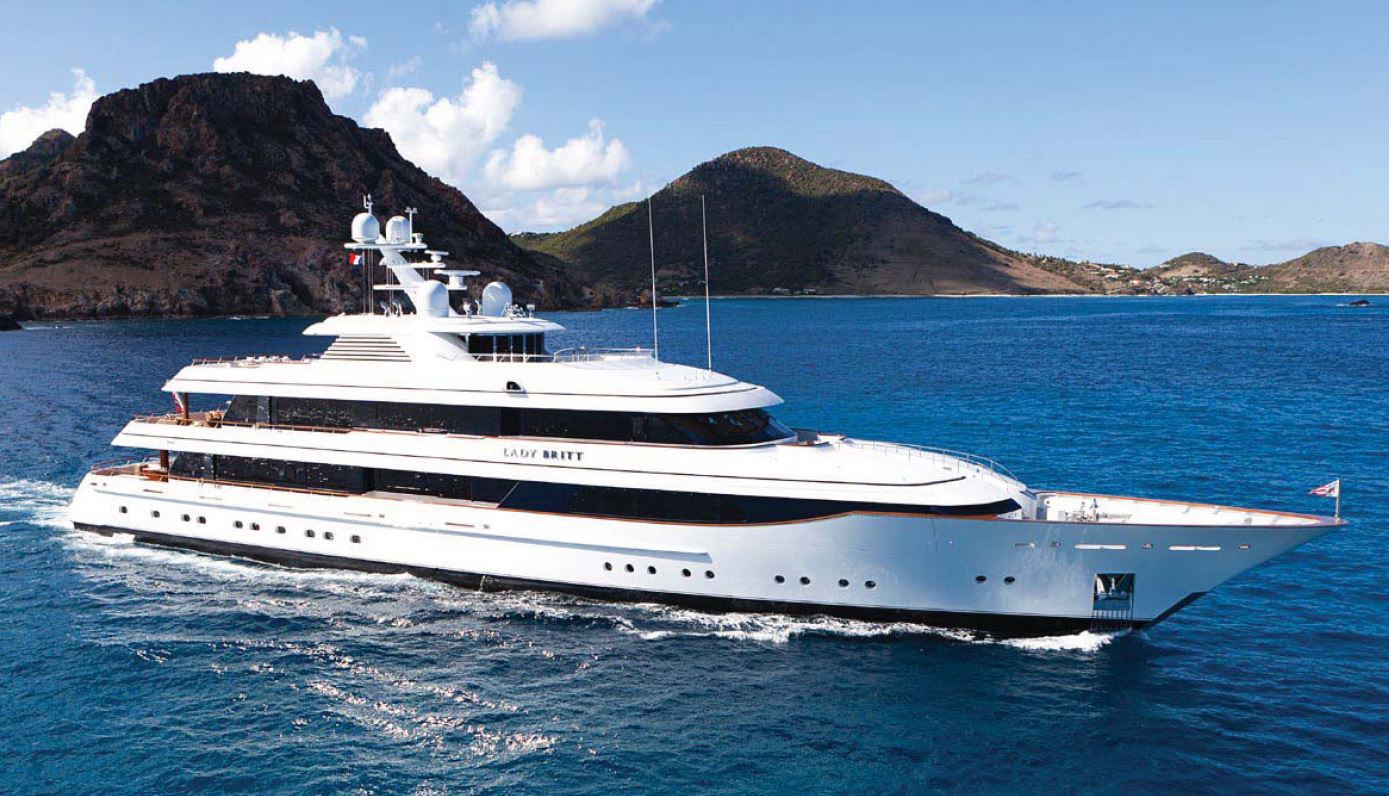 Lady Britt 63.0M (206.7FT) Yacht For Charter | YPI