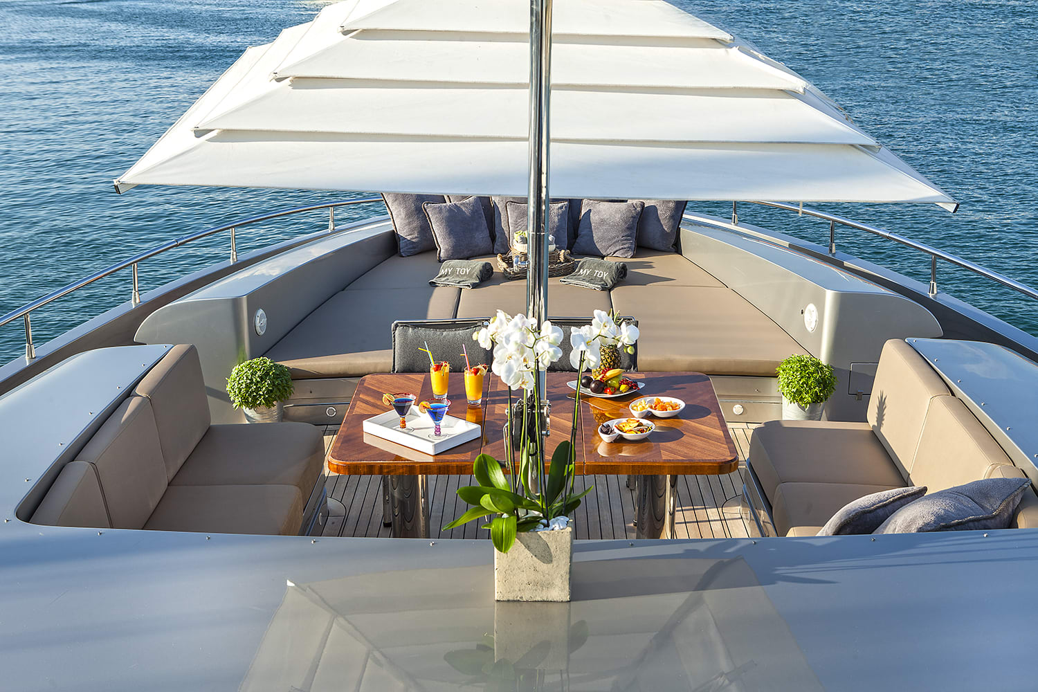 My Toy terasse - AB Yachts for Charter & Sale - YPI