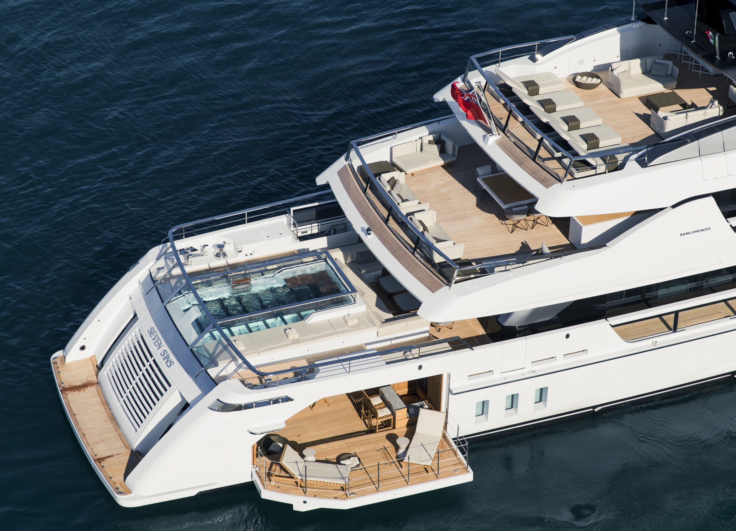 Seven Sins, 52m motor yacht for charter with YPI