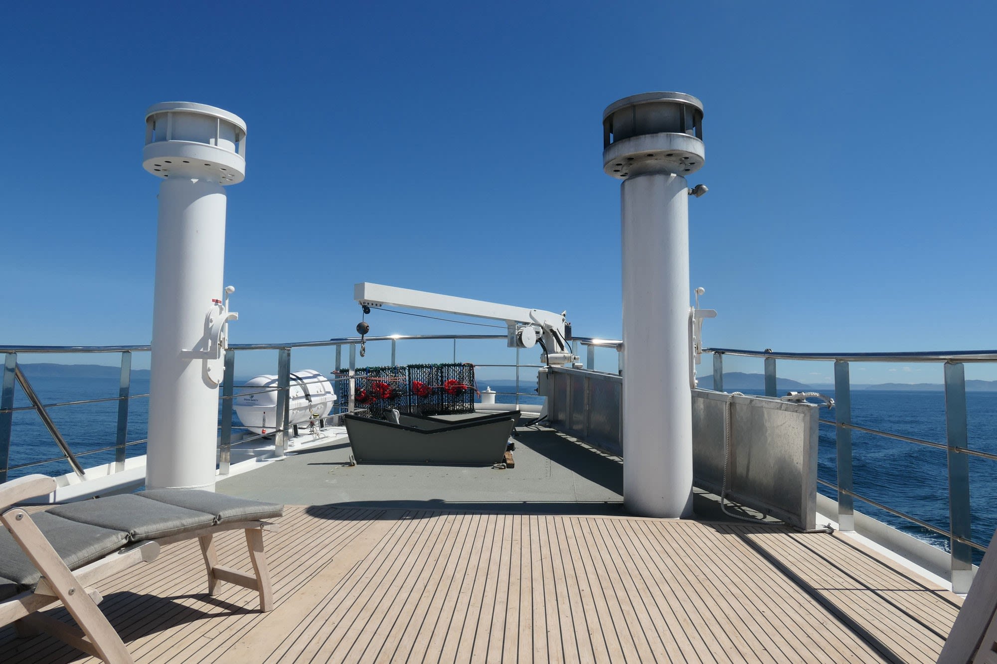 Deck Spirit of Romo Yacht