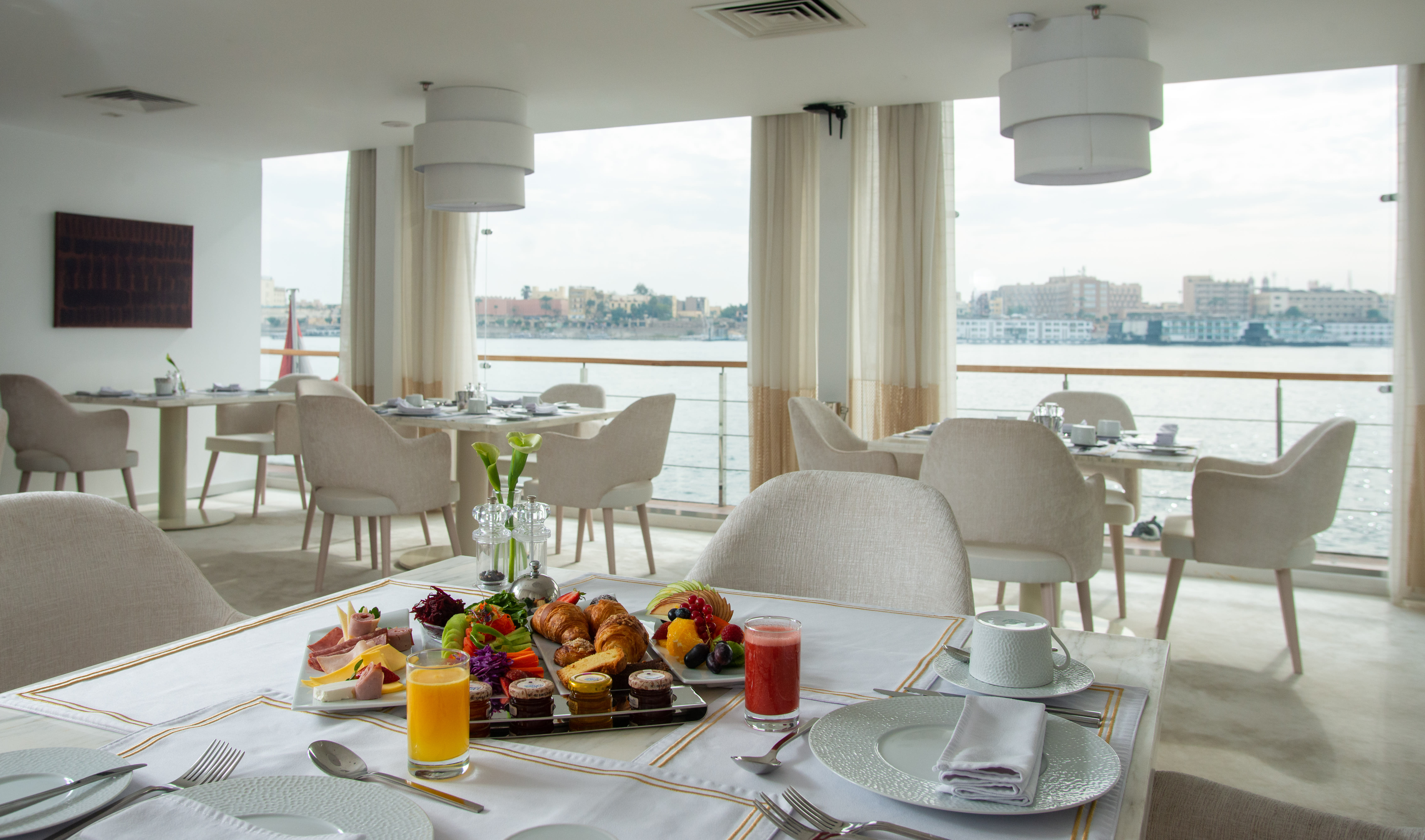 55m Berge yacht for charter on the Nile. Egypt