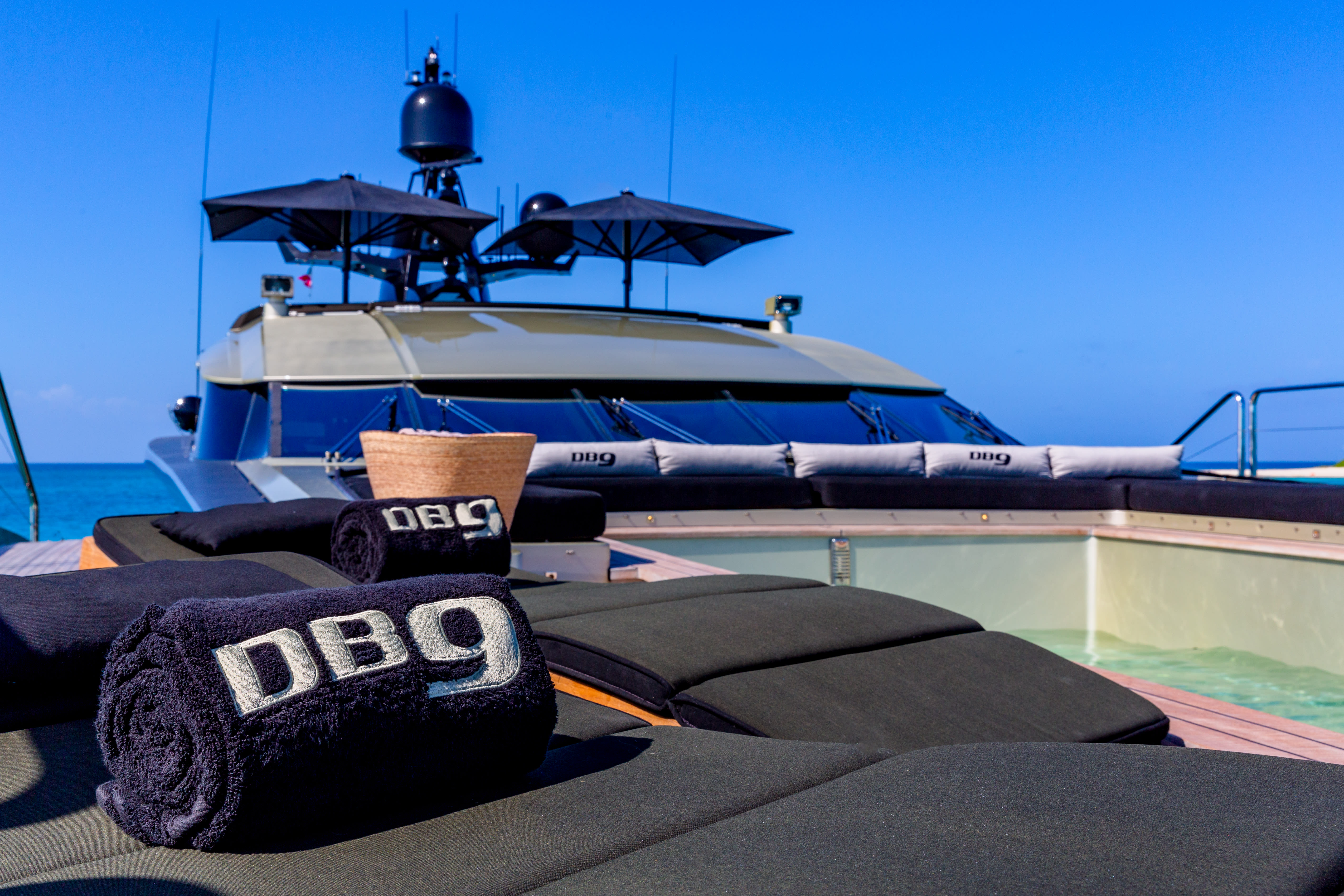 52.3m DB9 for charter with YPI -swimming pool