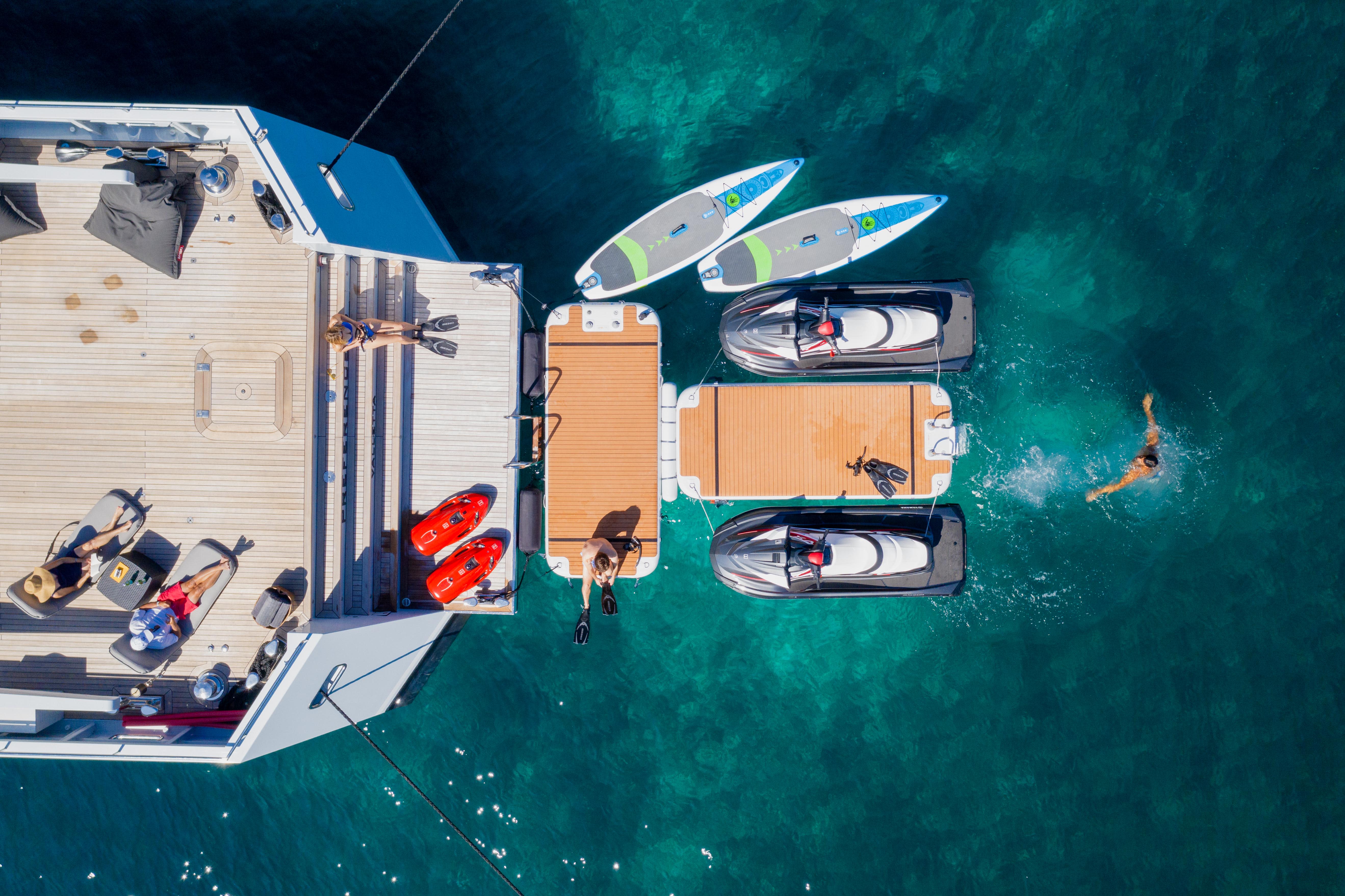 36.4m Preference 19 for charter with YPI - watersports