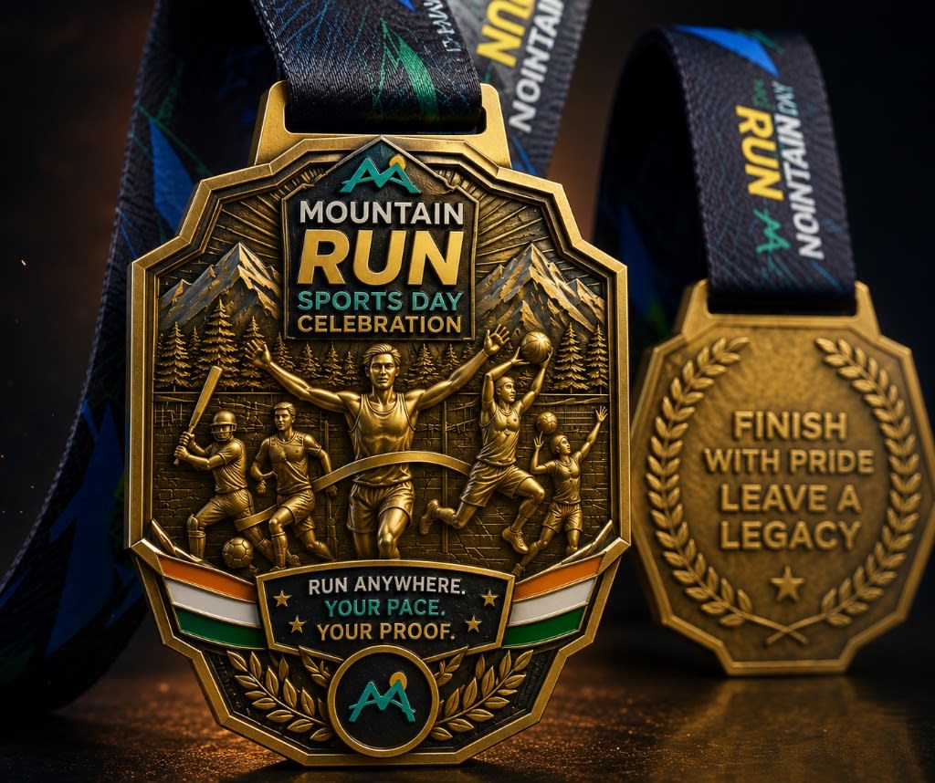 Sports Day Celebration Medal