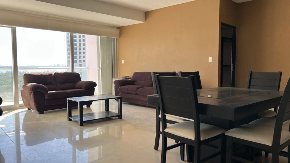 Departamento 2 Recámaras en Cancún con Vista al Mar — foto 3