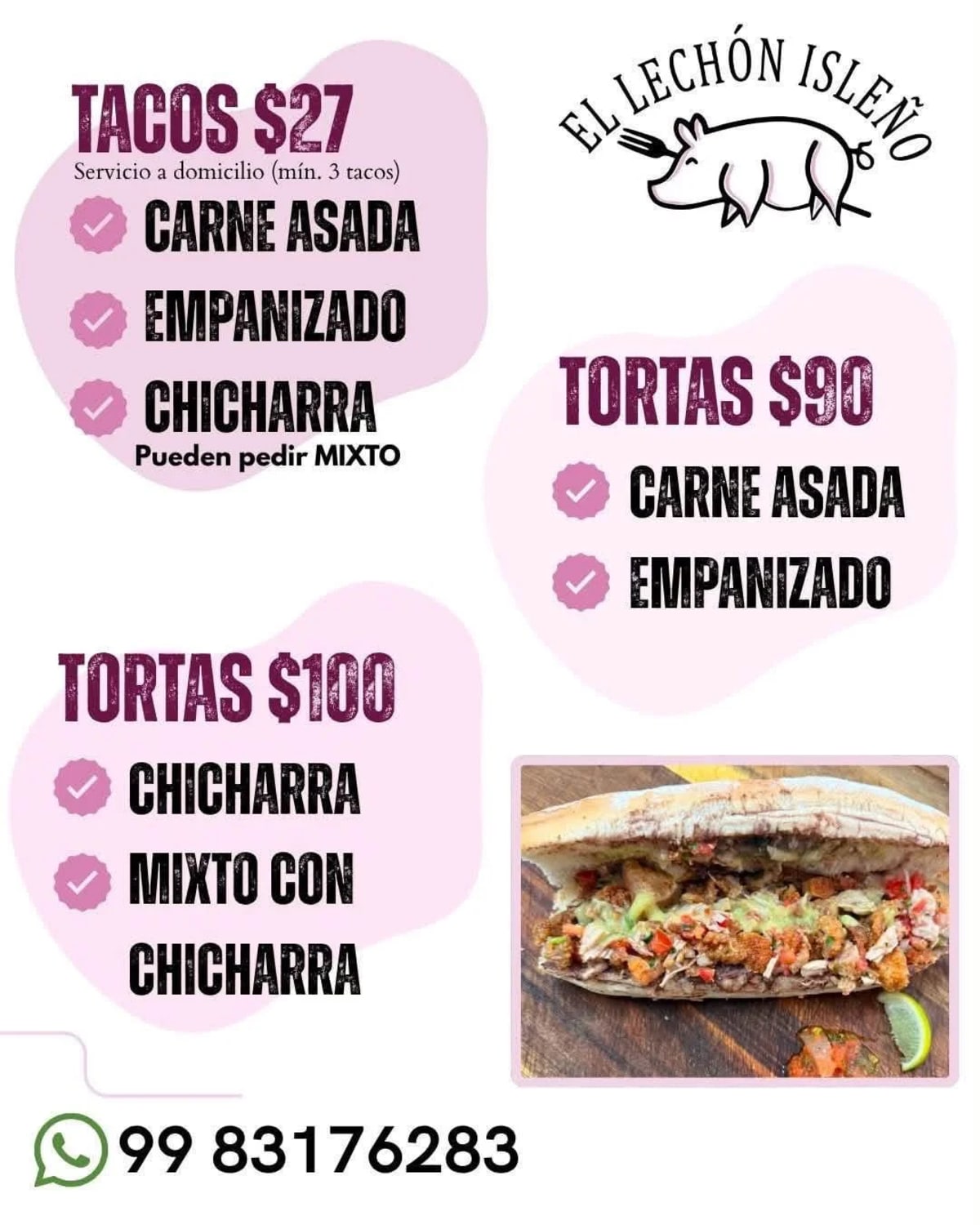 El Lechon Isleño — Tacos y tortas en Isla Mujeres — foto 2