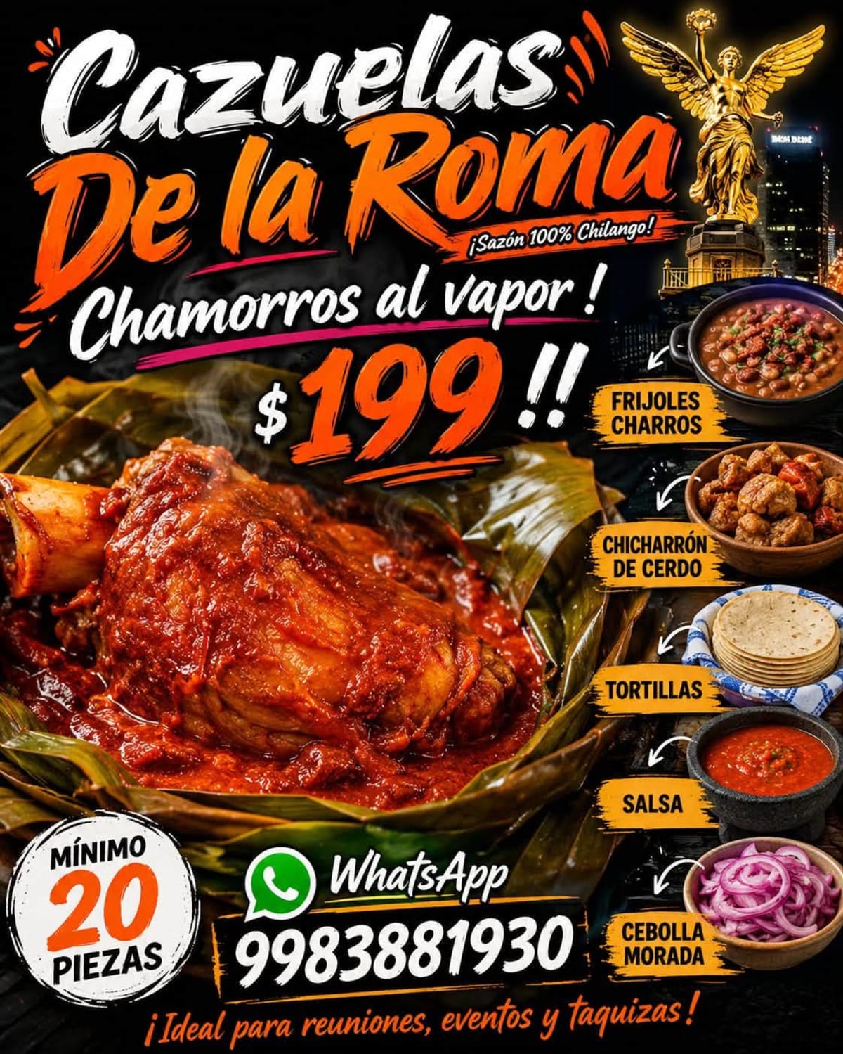 Cazuelas de la Roma — Para eventos y a domicilio en Cancún — foto 3