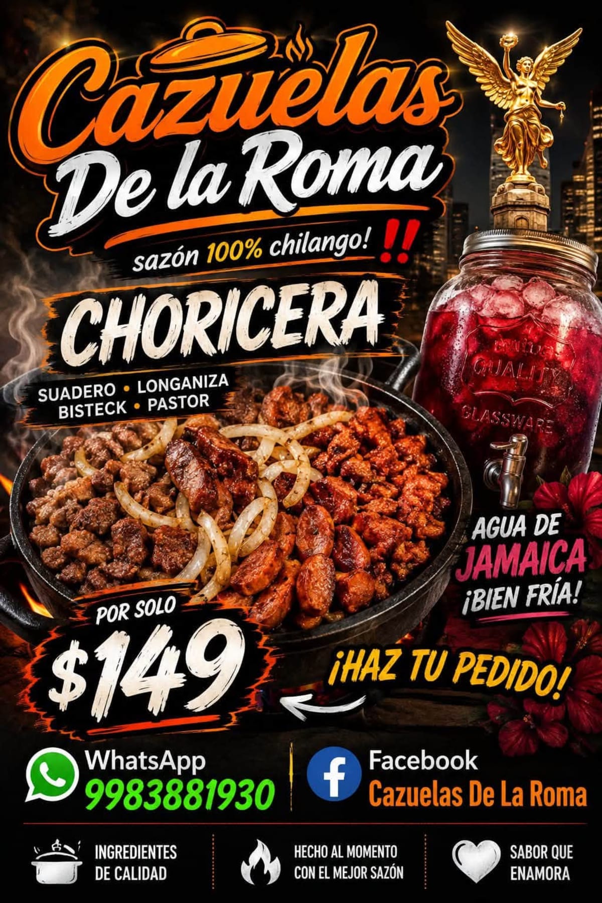Cazuelas de la Roma — Para eventos y a domicilio en Cancún — foto 2