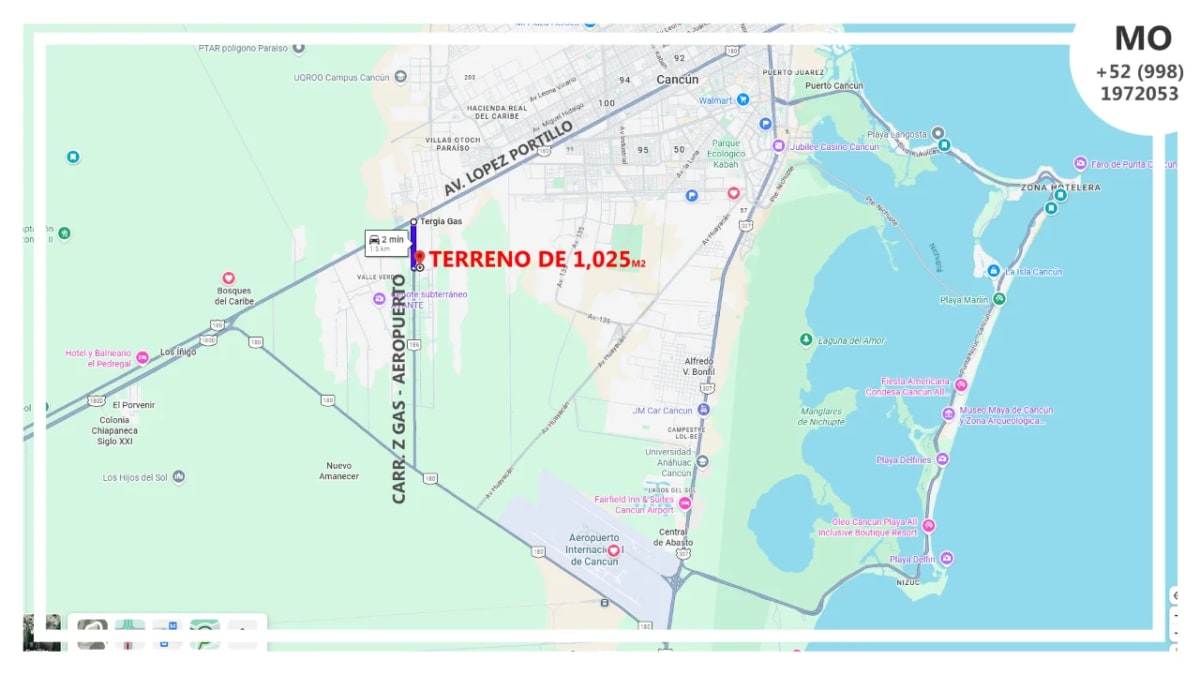 REMATO Terreno de 1,025m² en Cancún - Ubicación estratégica — foto 4
