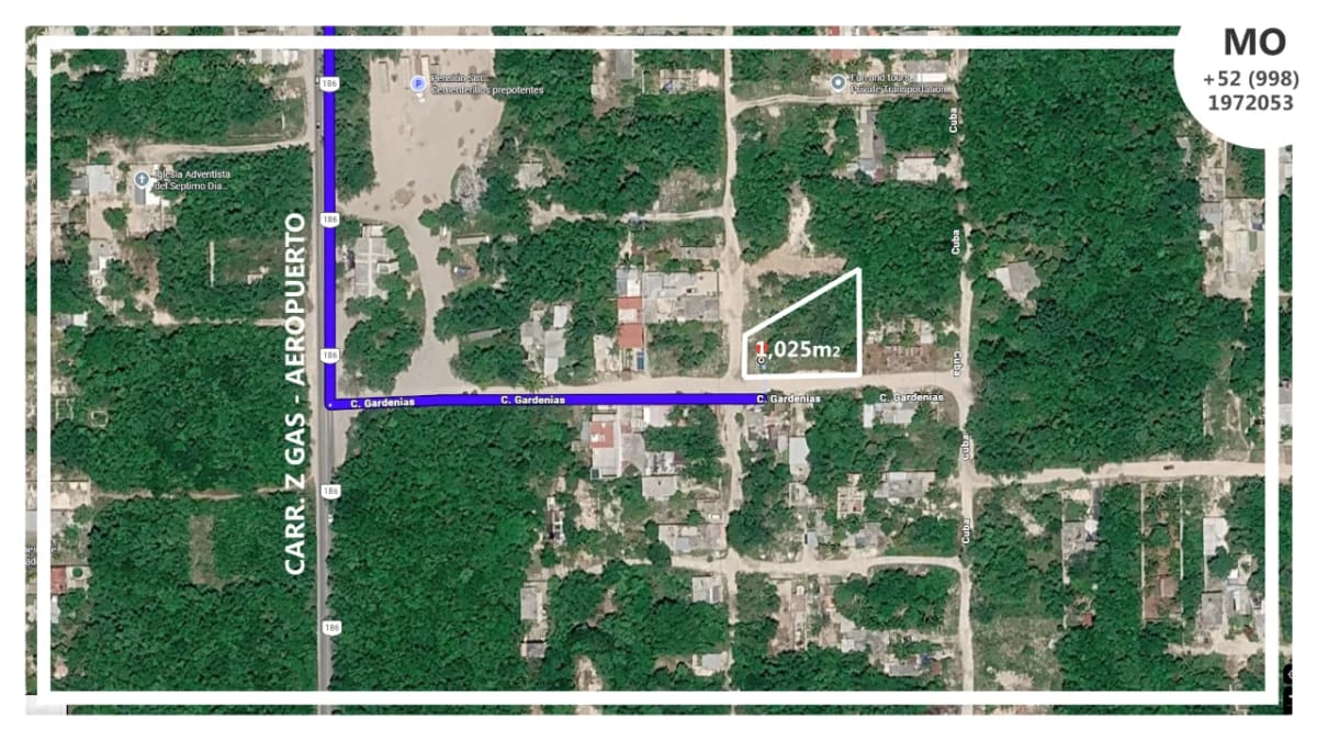 REMATO Terreno de 1,025m² en Cancún - Ubicación estratégica — foto 2