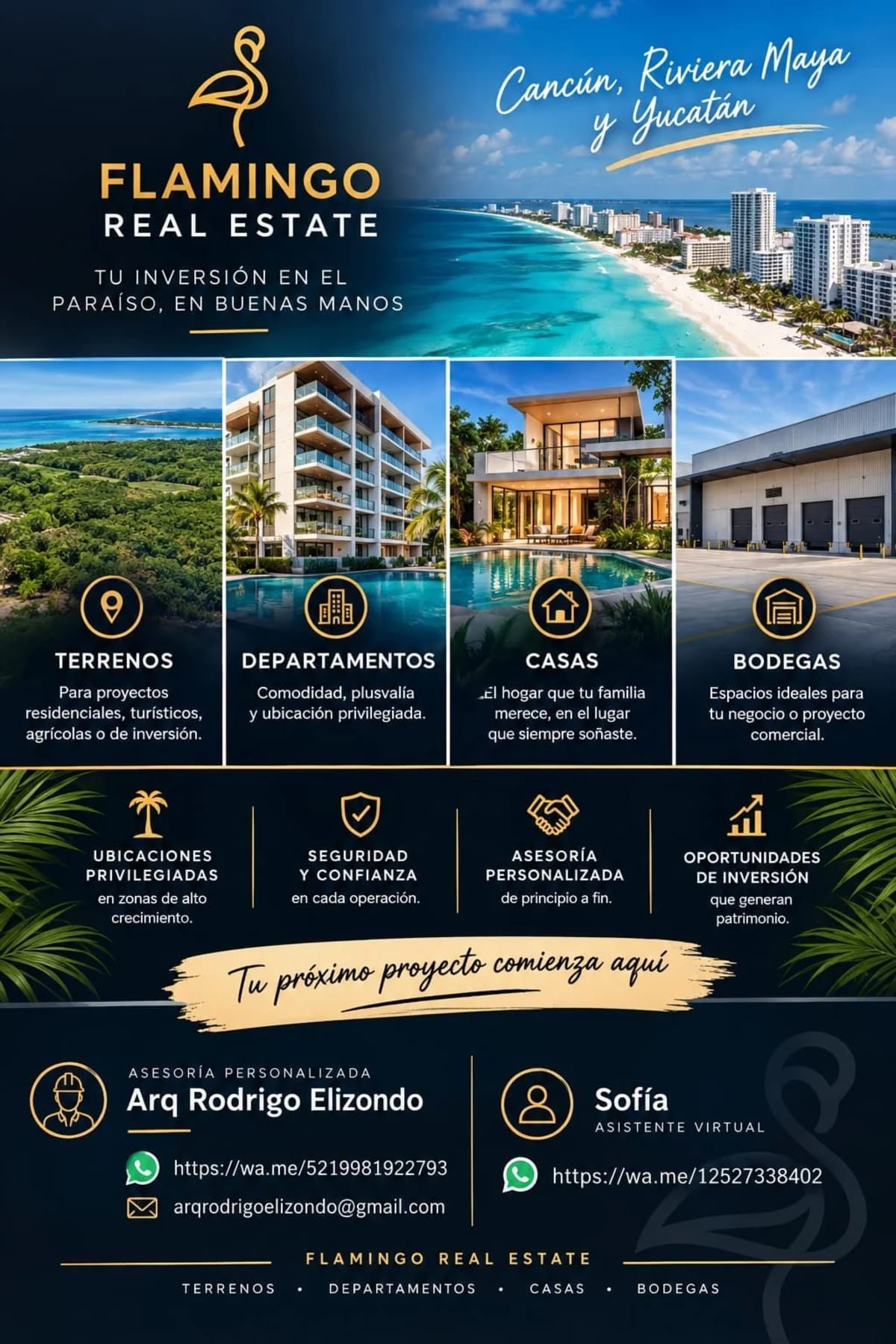 Departamento en Venta en Cancún con Alberca y Jacuzzi