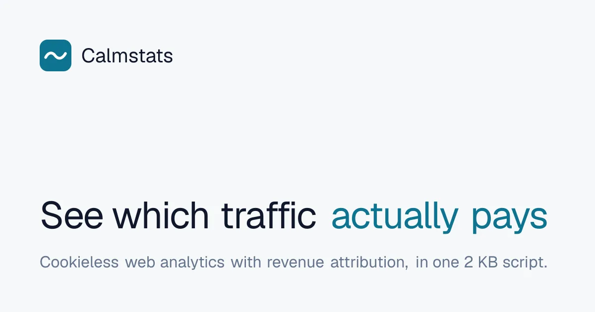 CalmStats. media