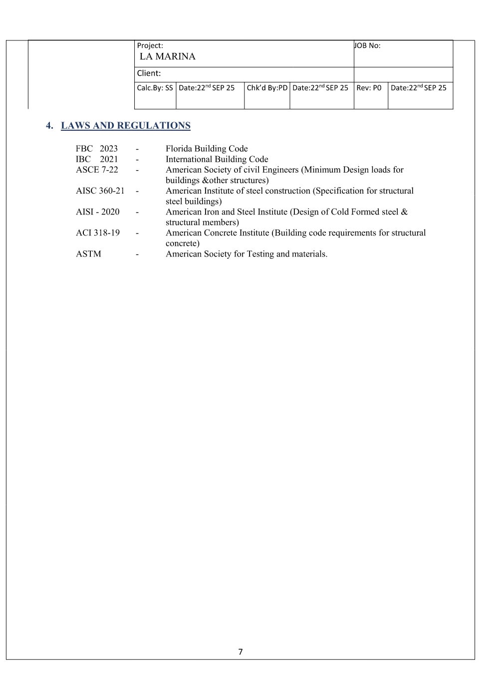 Design Calculation Sheet 8