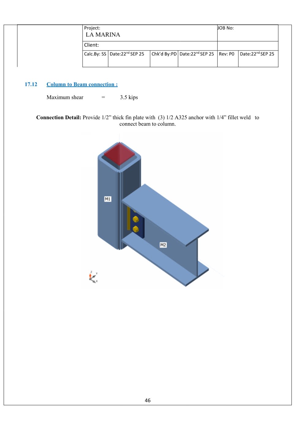 Design Calculation Sheet 47
