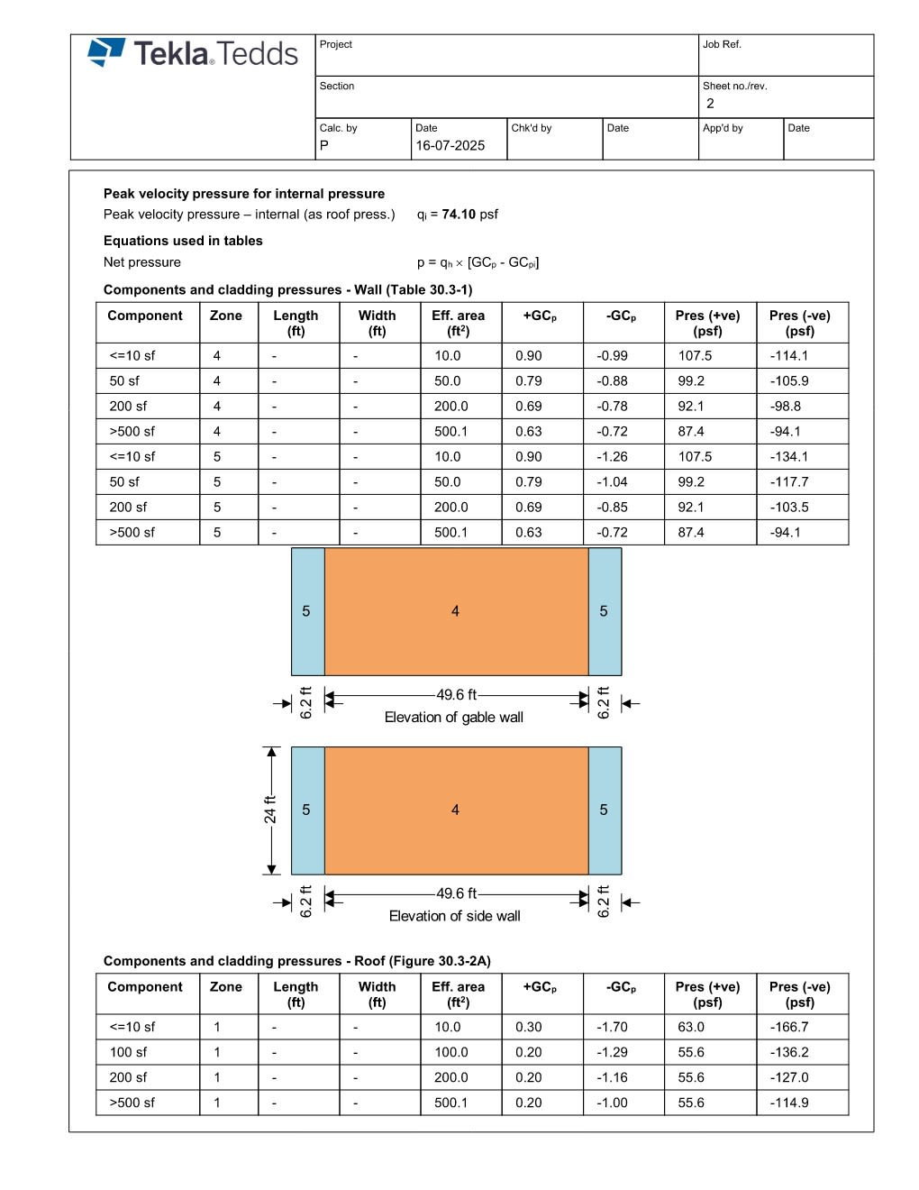 Design Calculation Sheet 50