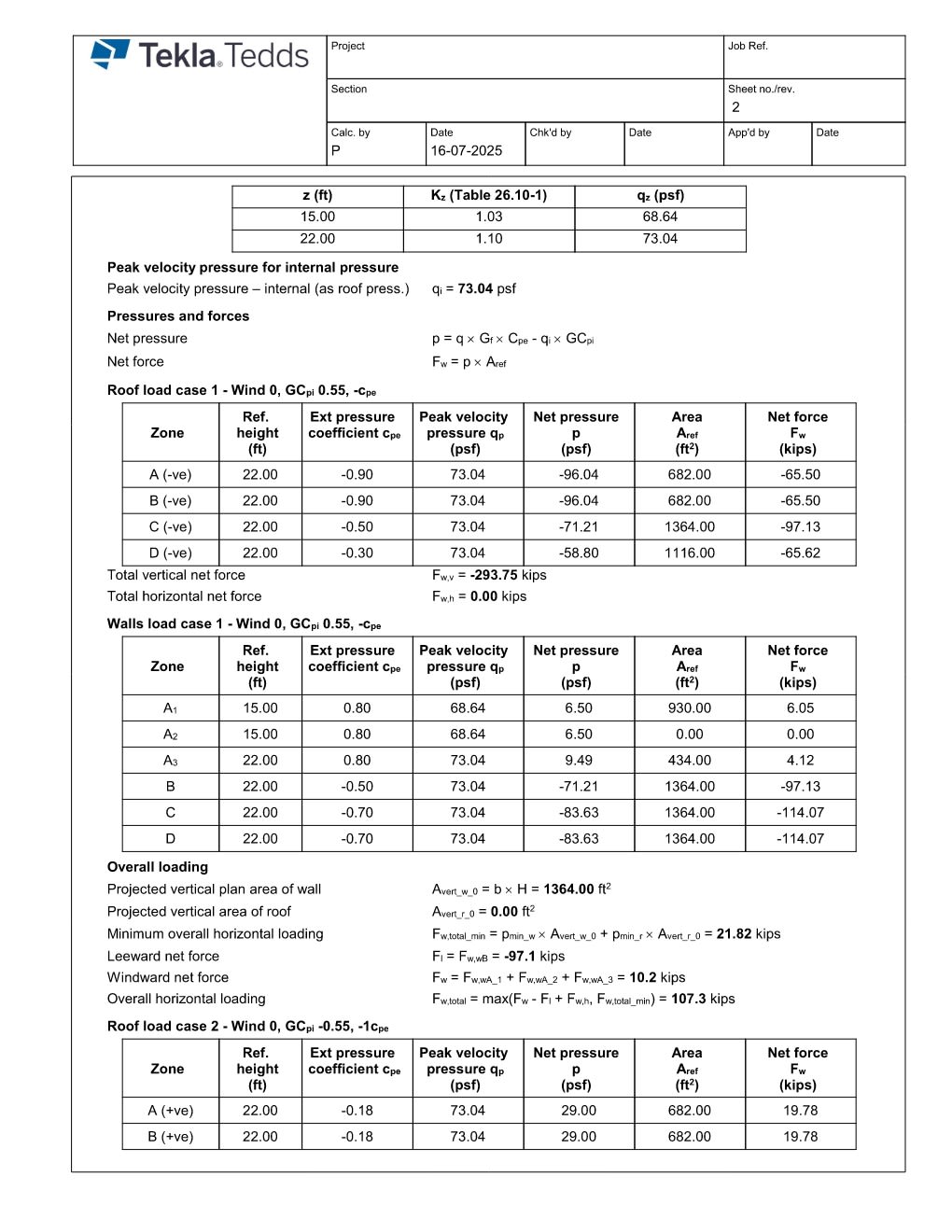 Design Calculation Sheet 53