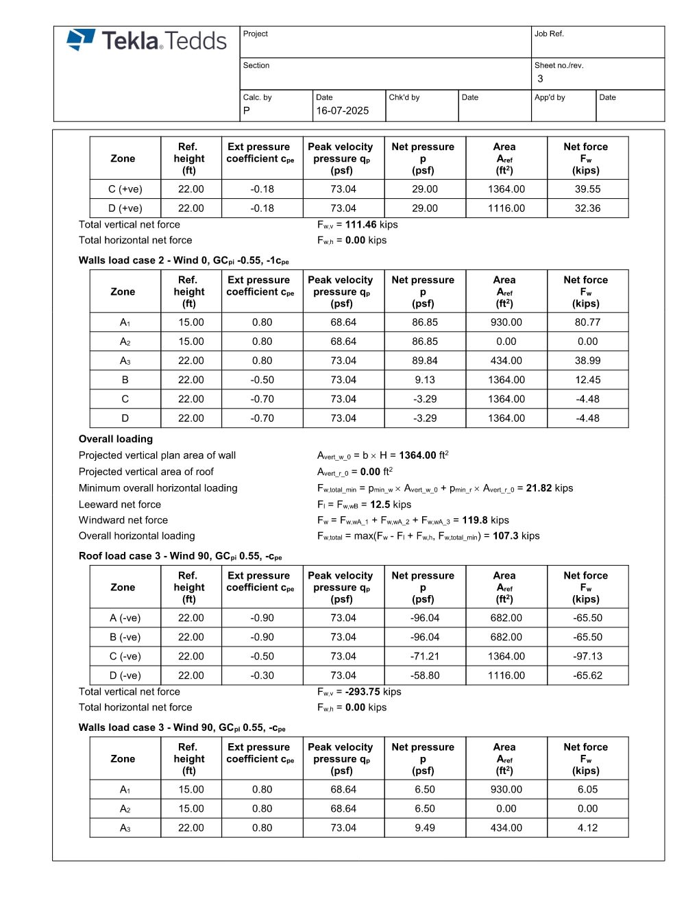 Design Calculation Sheet 54