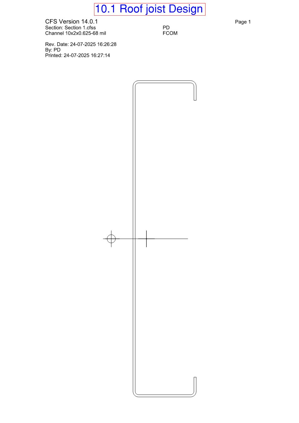 Design Calculation Sheet 58