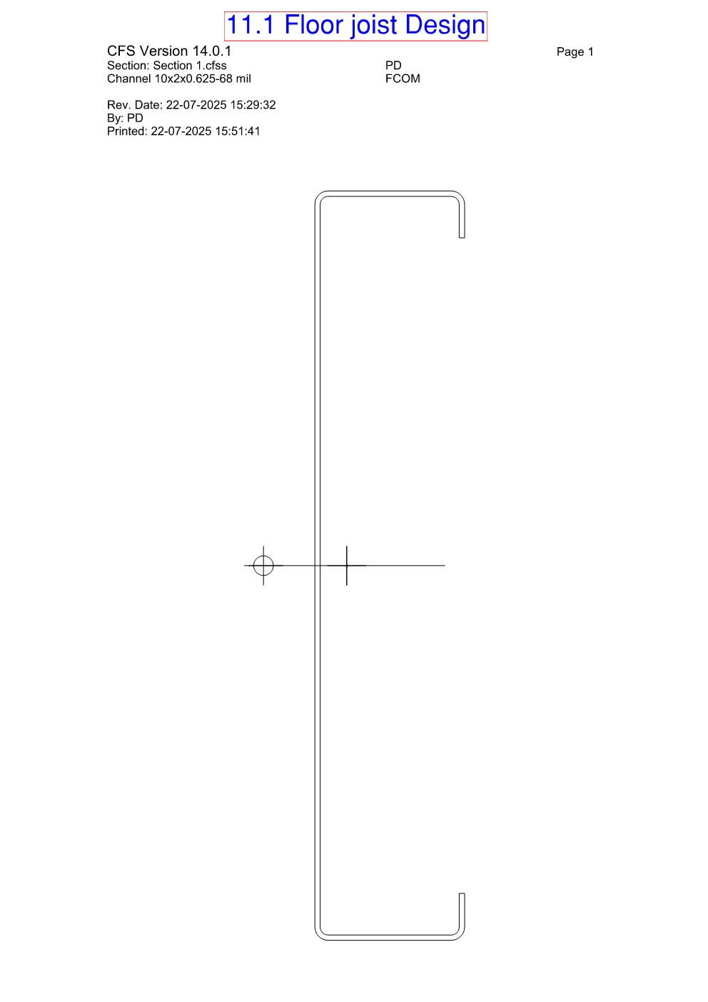 Design Calculation Sheet 68