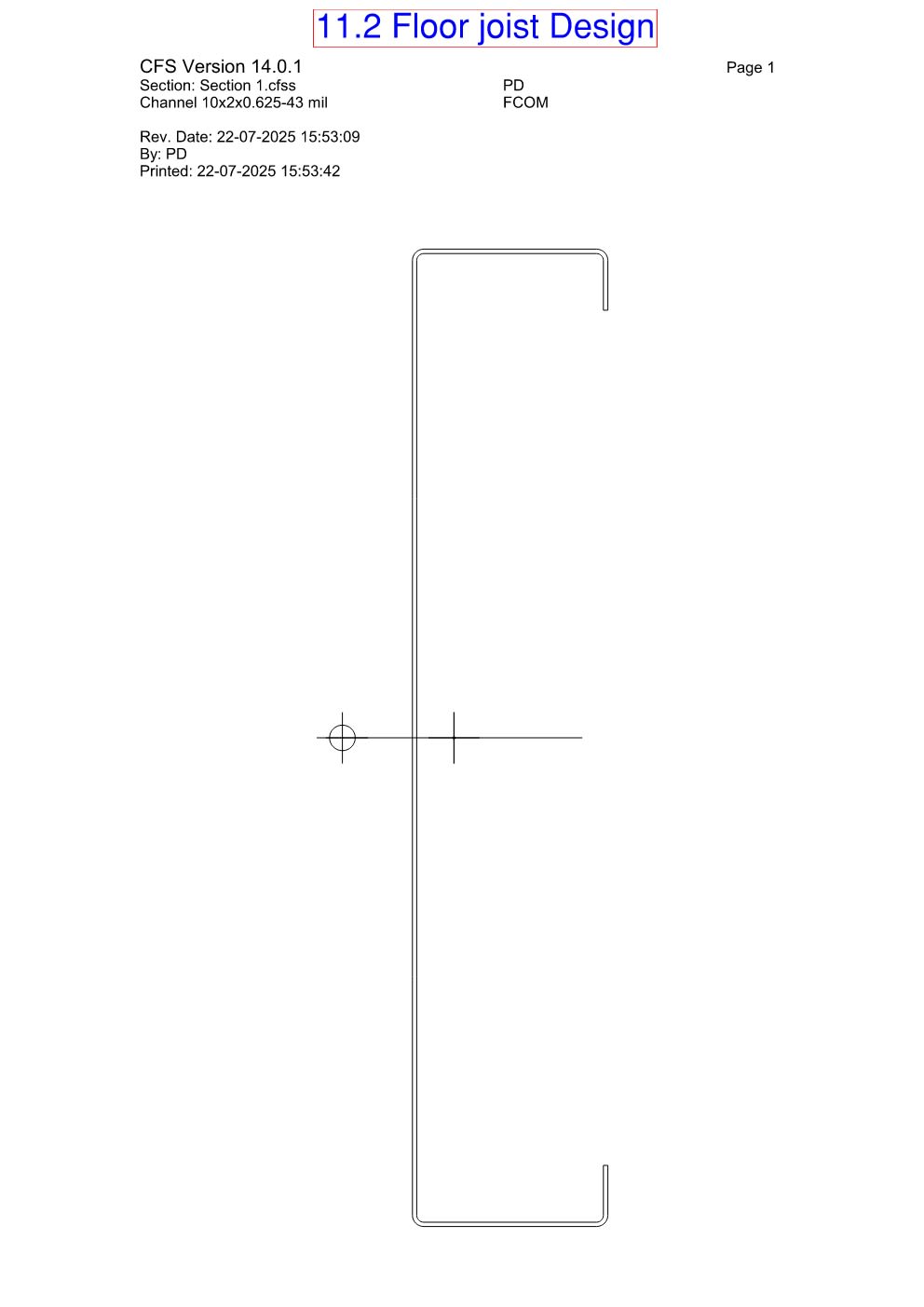 Design Calculation Sheet 73