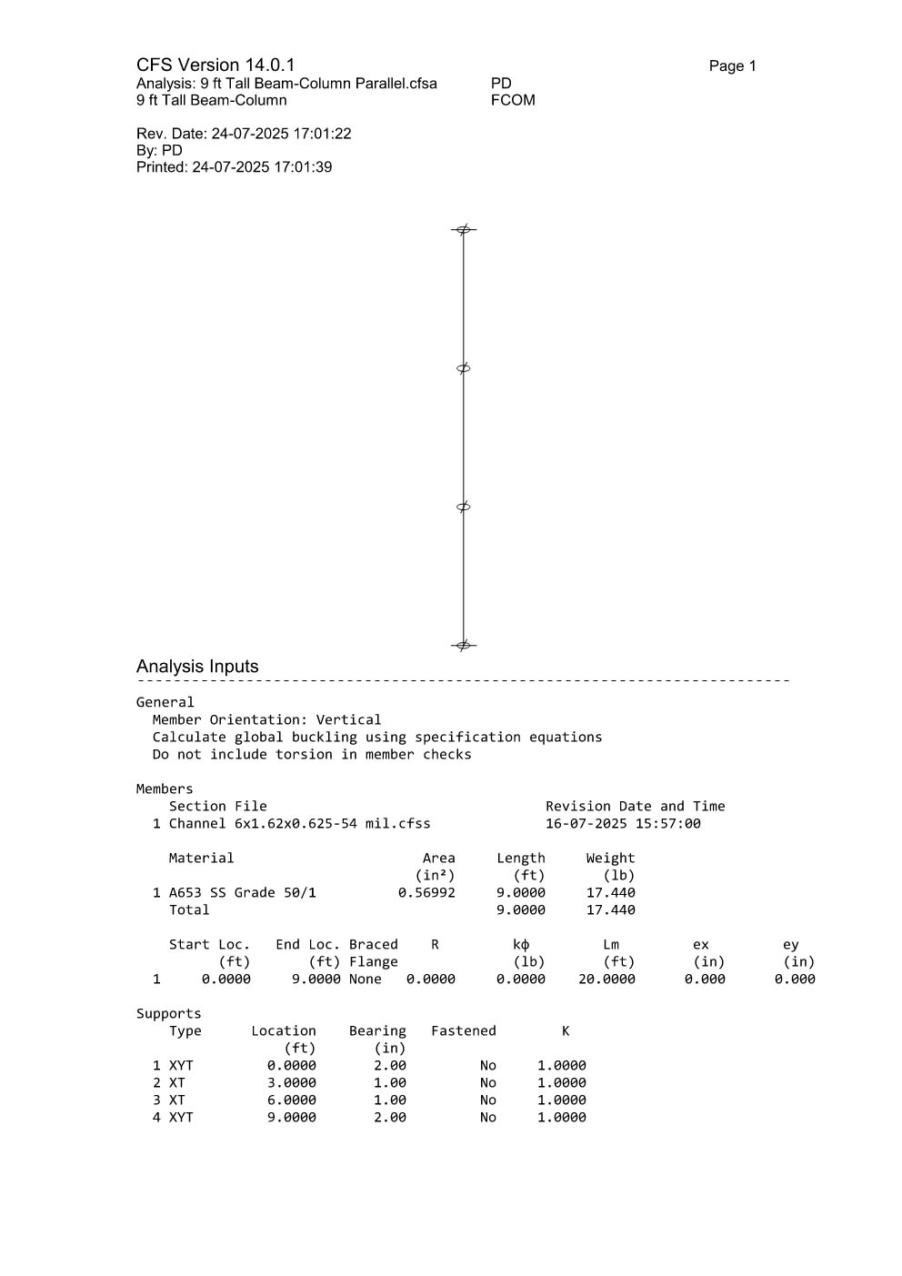 Design Calculation Sheet 97