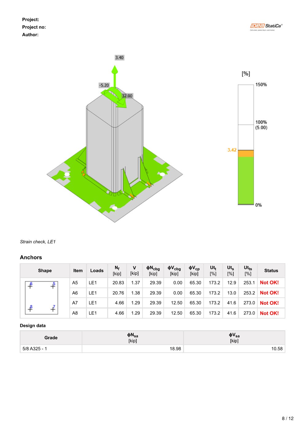 Design Calculation Sheet 149