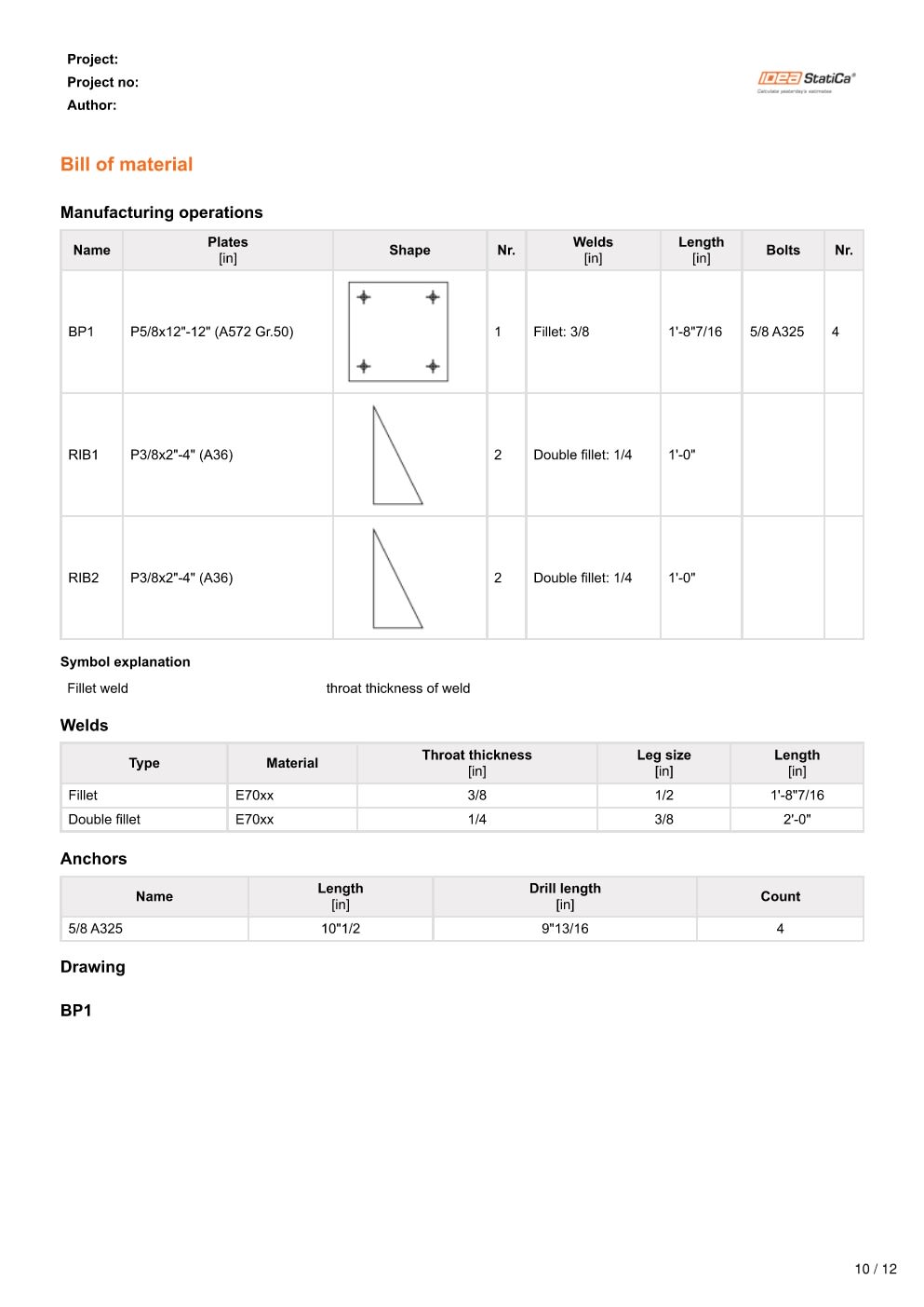 Design Calculation Sheet 151