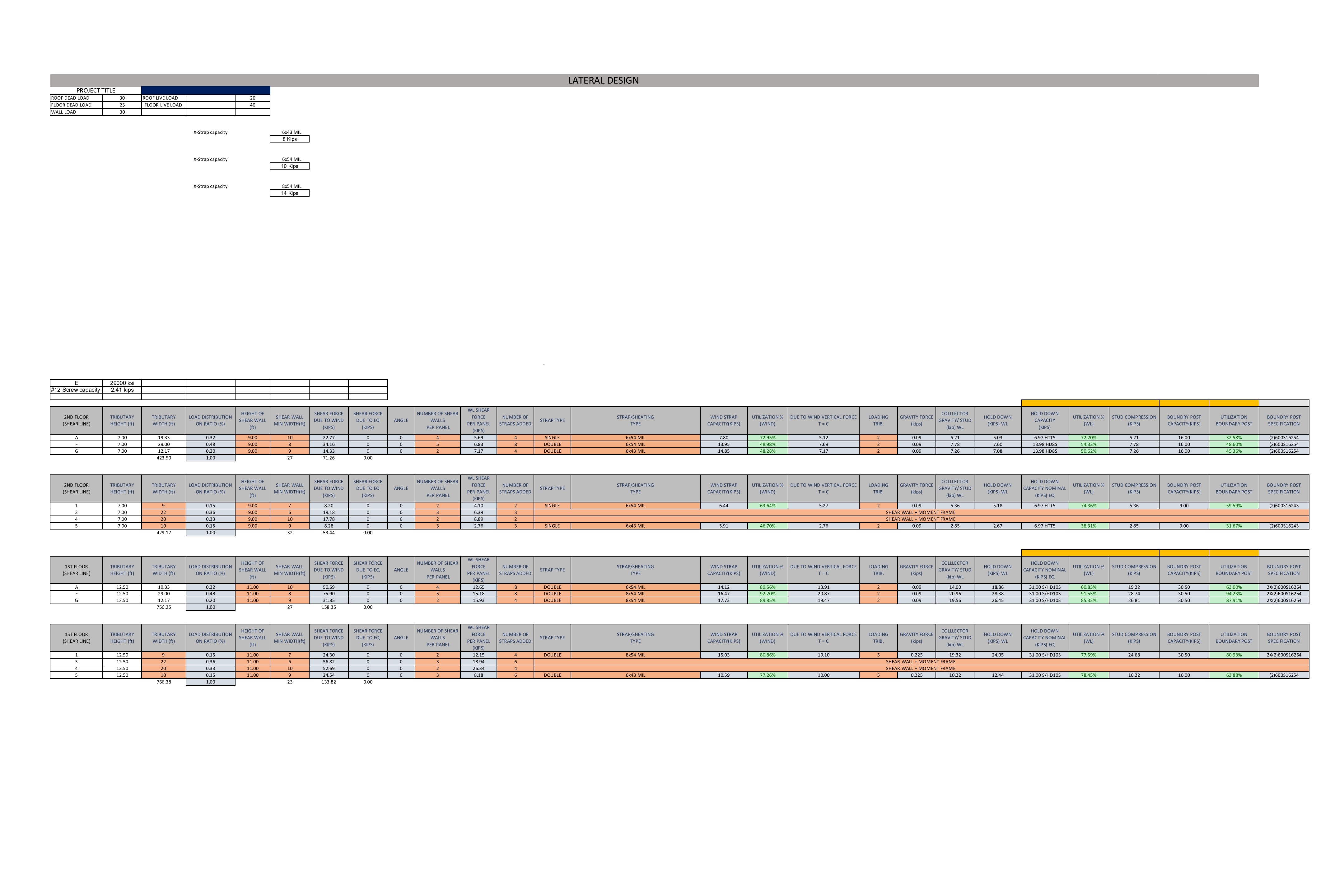 Design Calculation Sheet 185