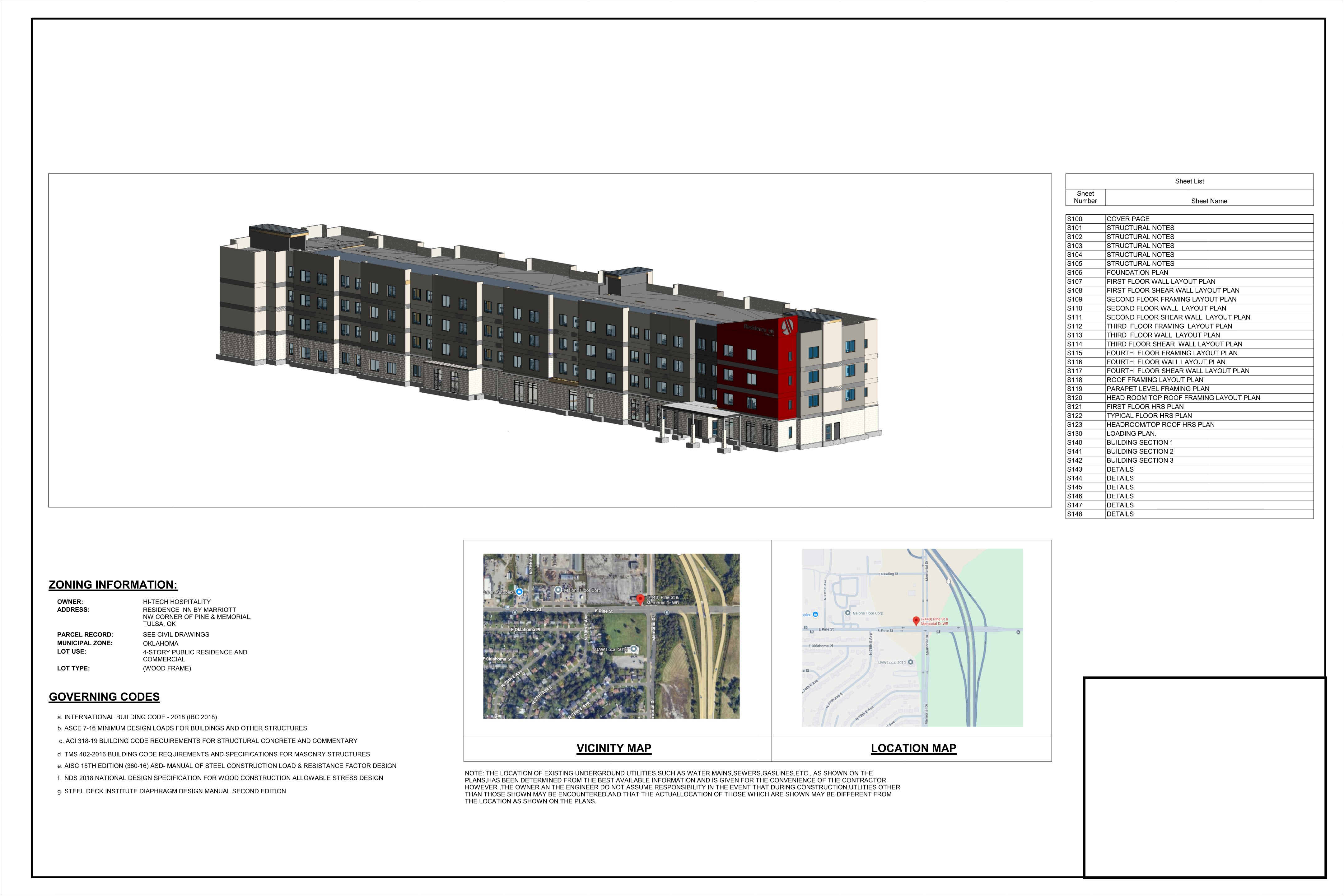 Structural Drawing Sheet 1