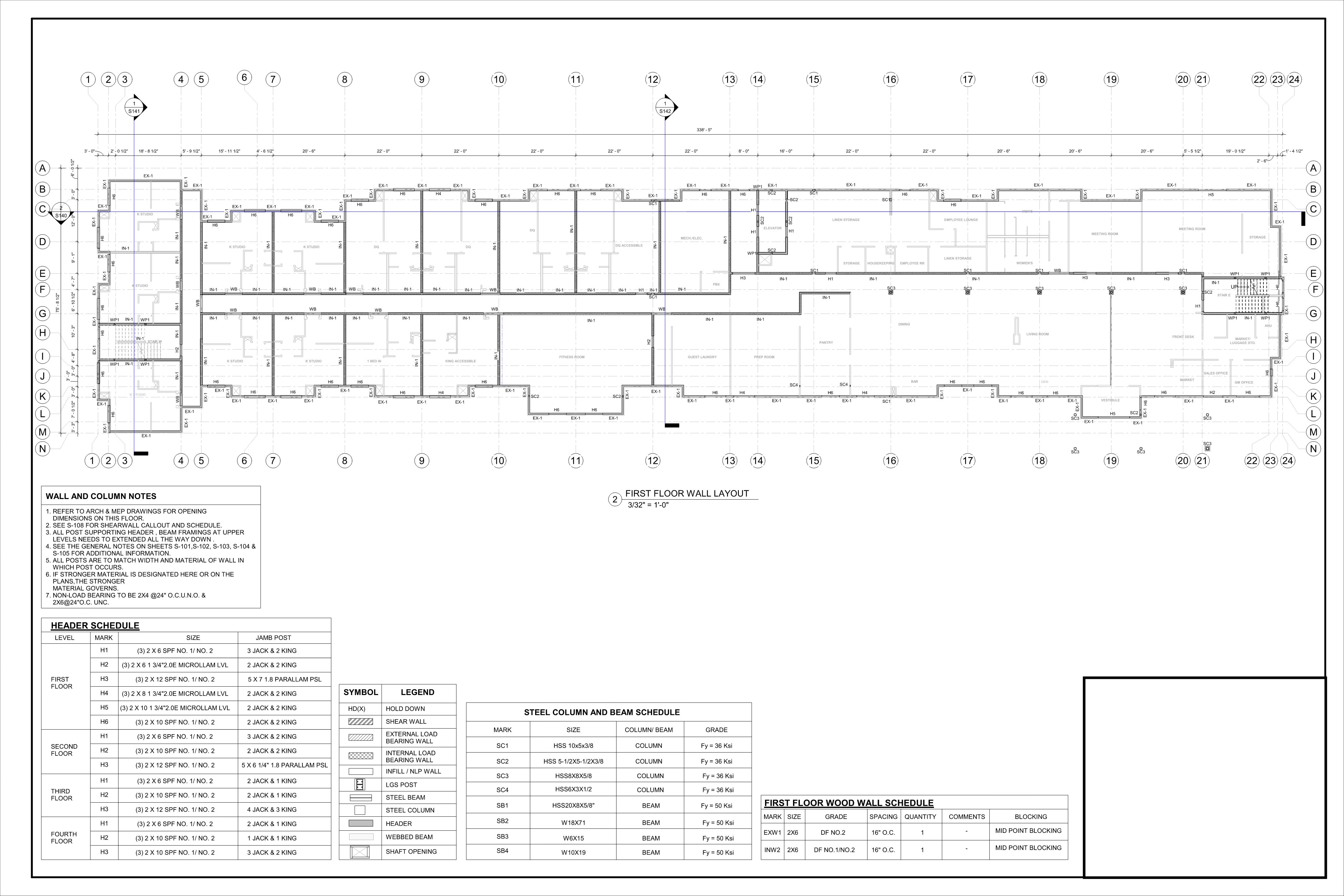 Structural Drawing Sheet 8