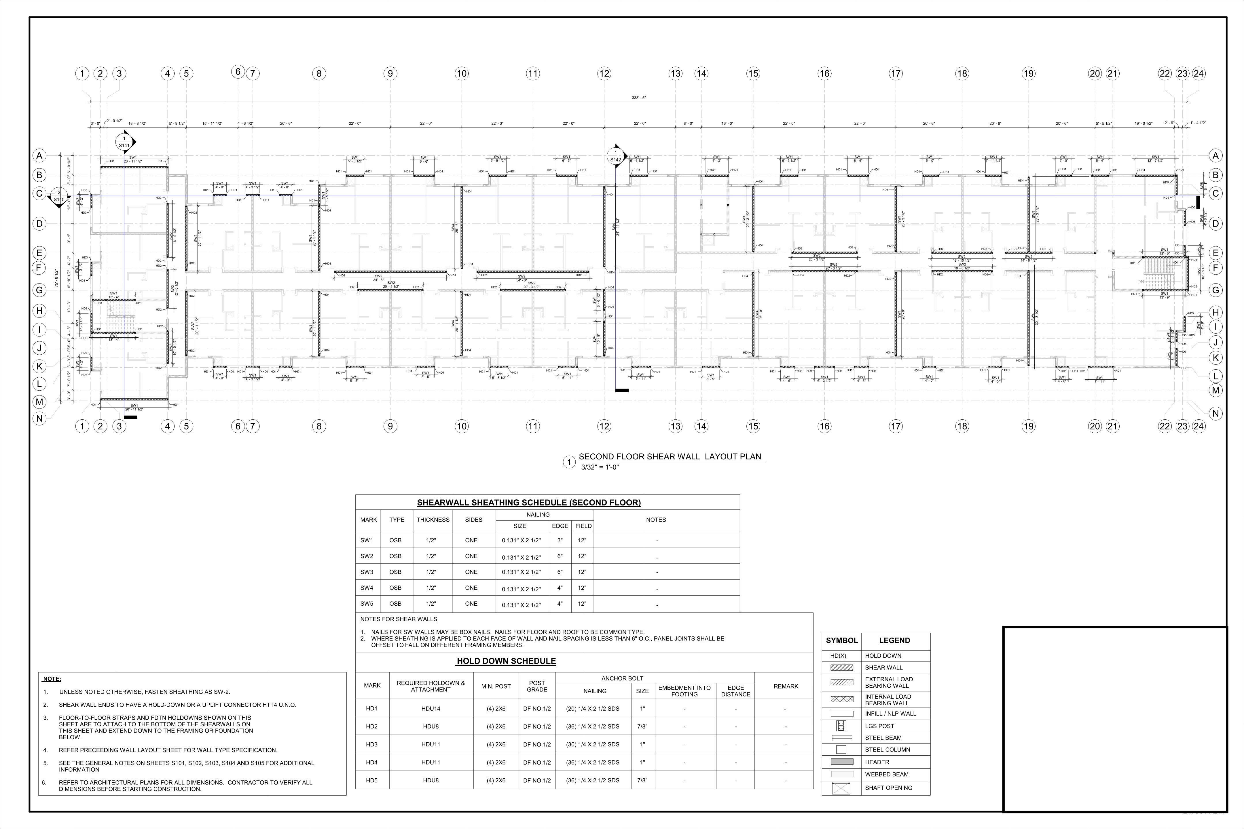 Structural Drawing Sheet 12