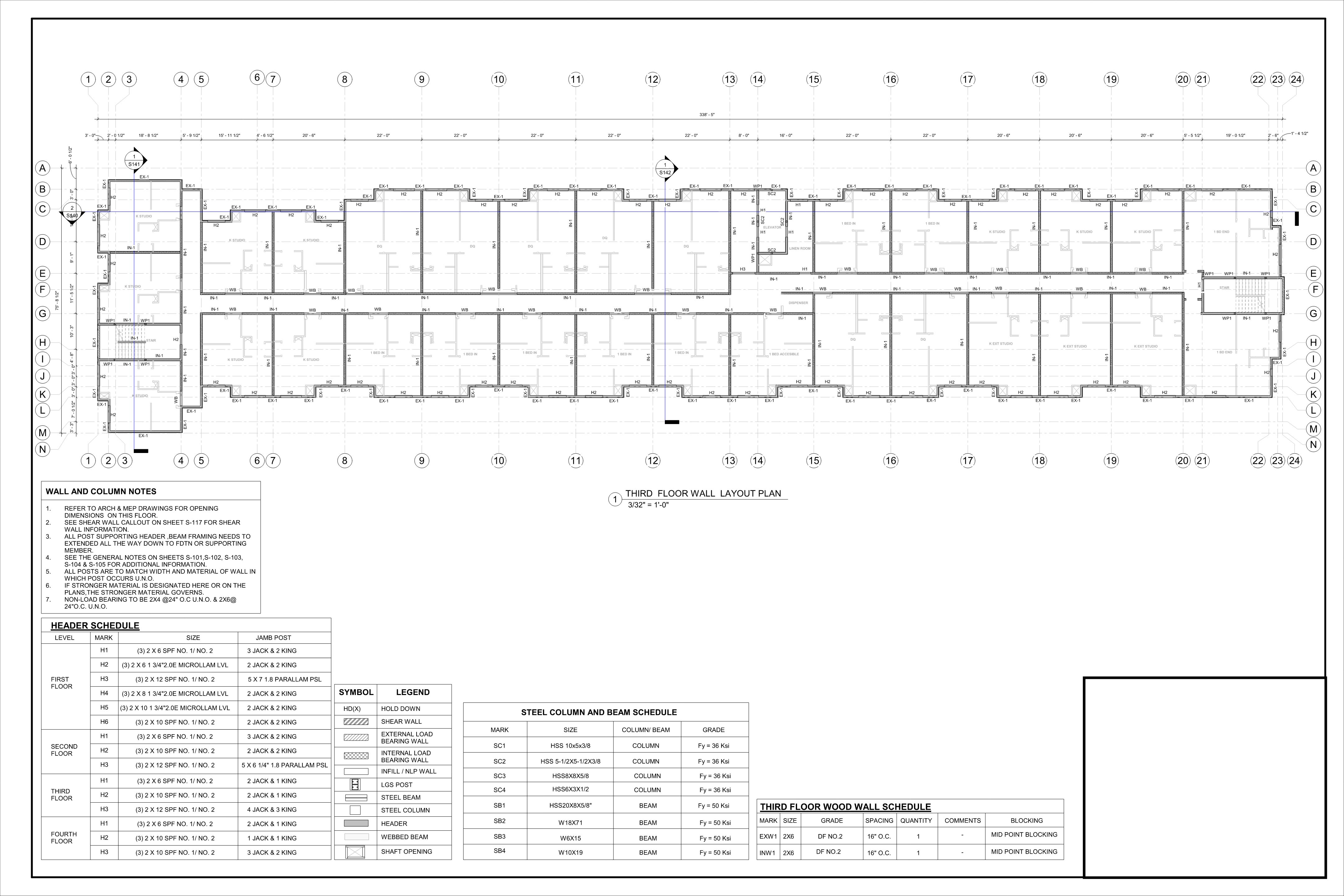 Structural Drawing Sheet 14
