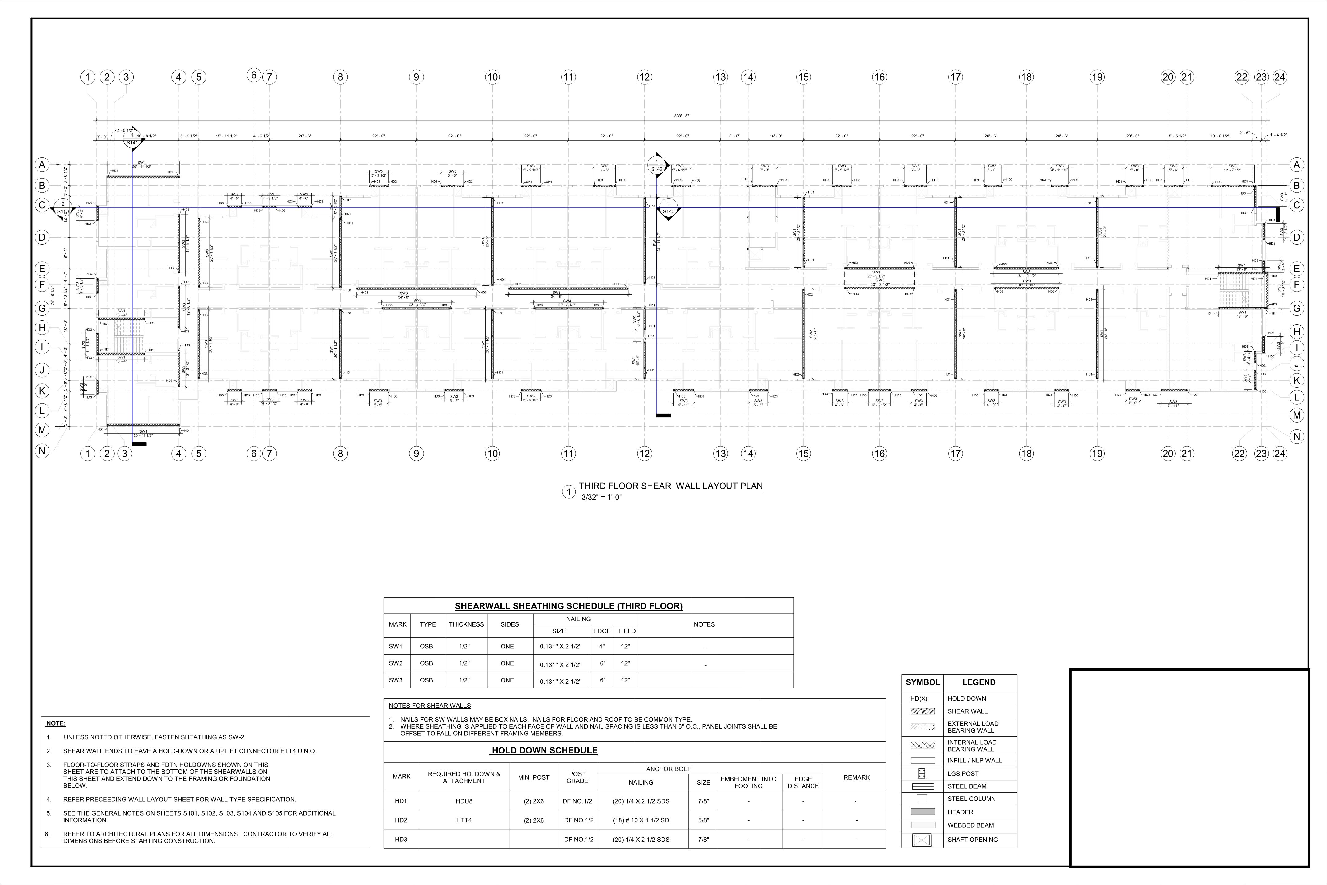 Structural Drawing Sheet 15