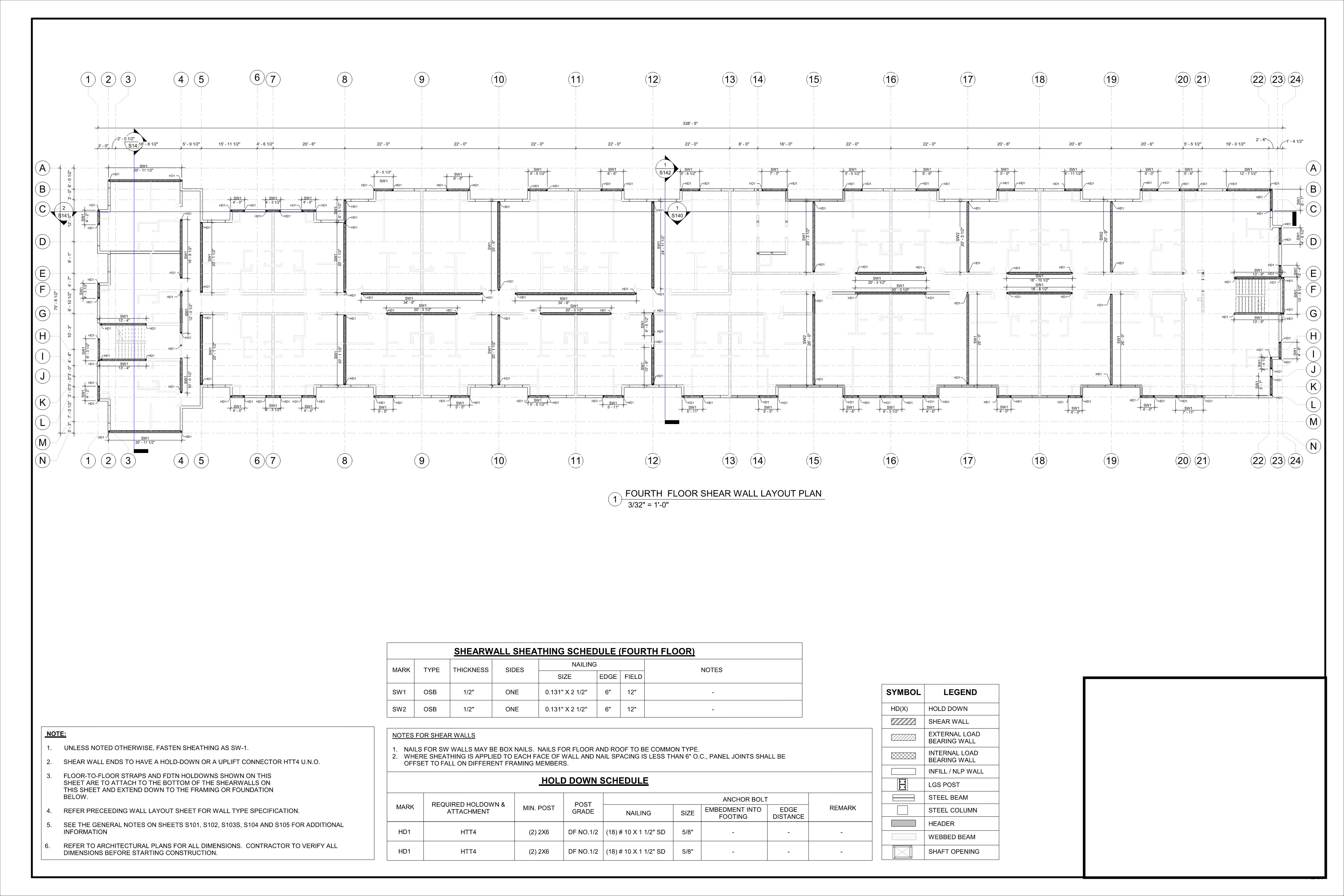 Structural Drawing Sheet 18
