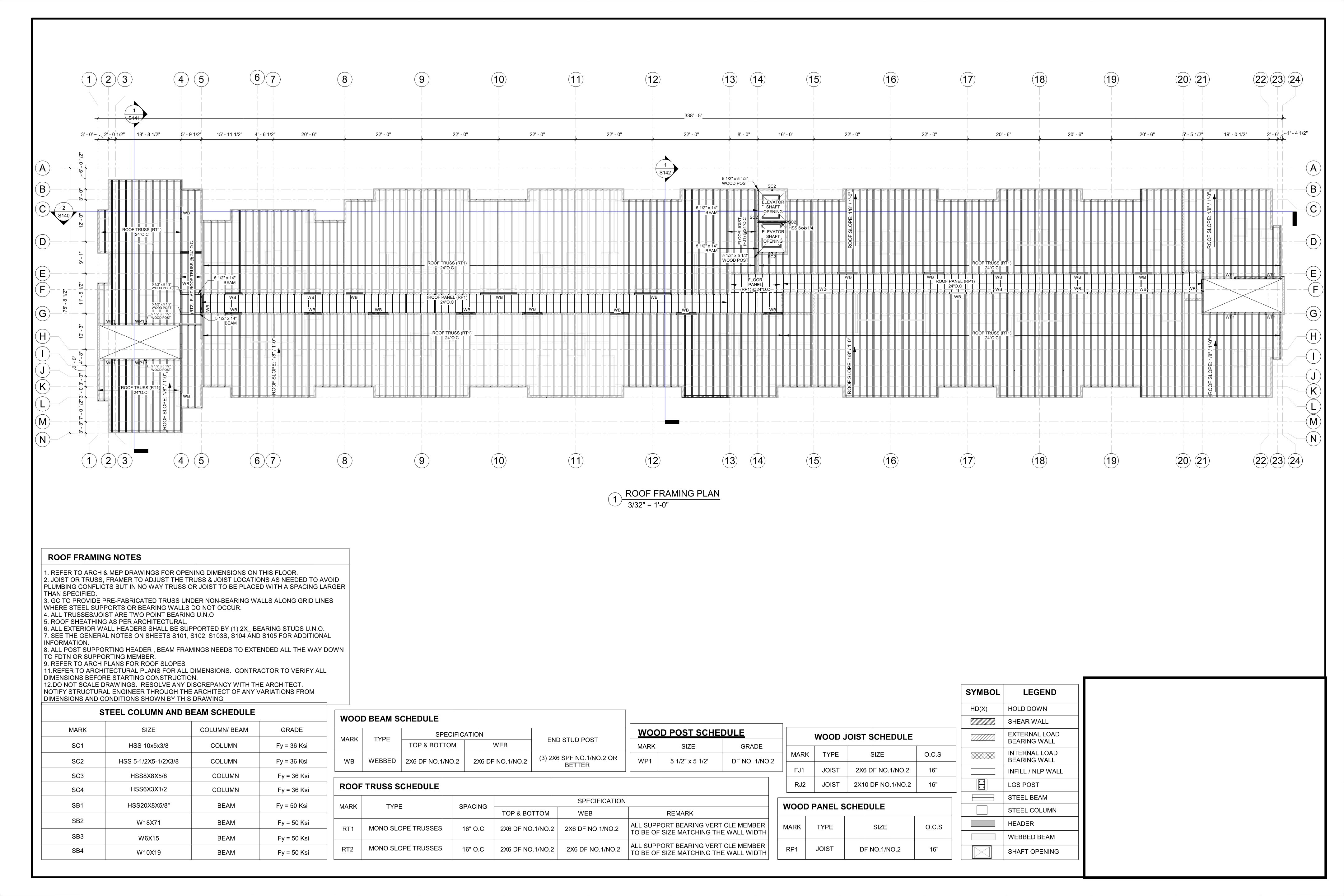 Structural Drawing Sheet 19