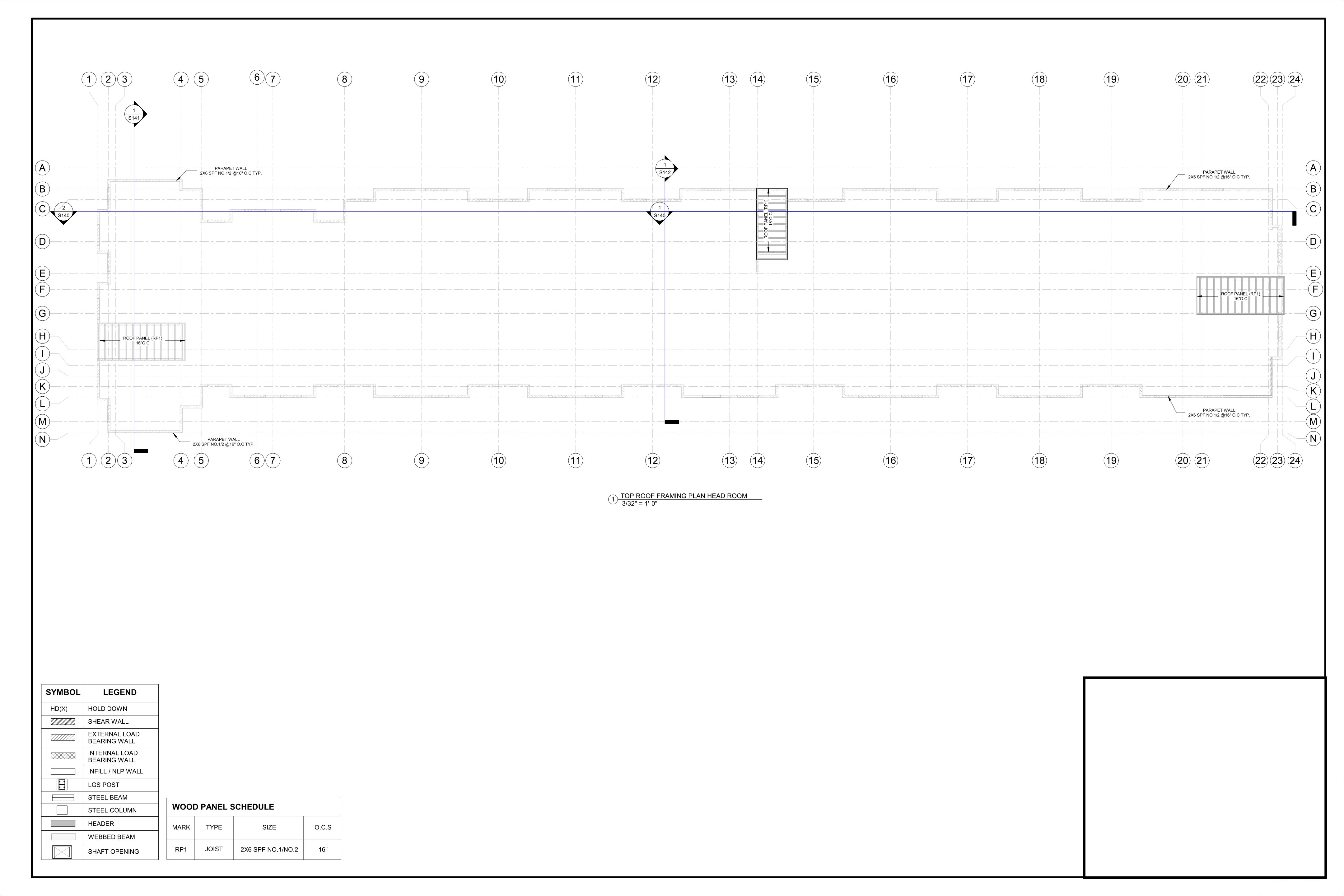 Structural Drawing Sheet 21