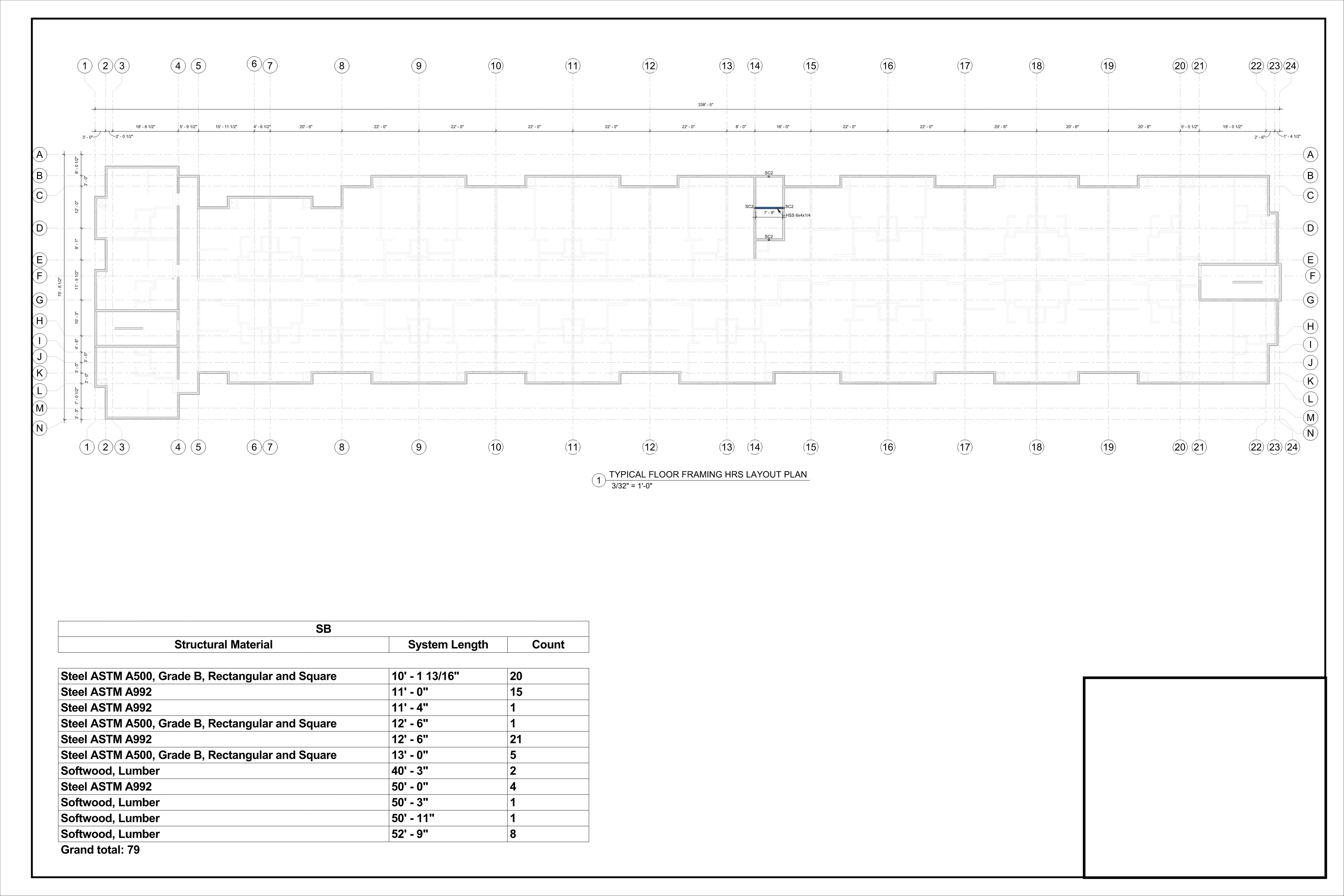 Structural Drawing Sheet 23