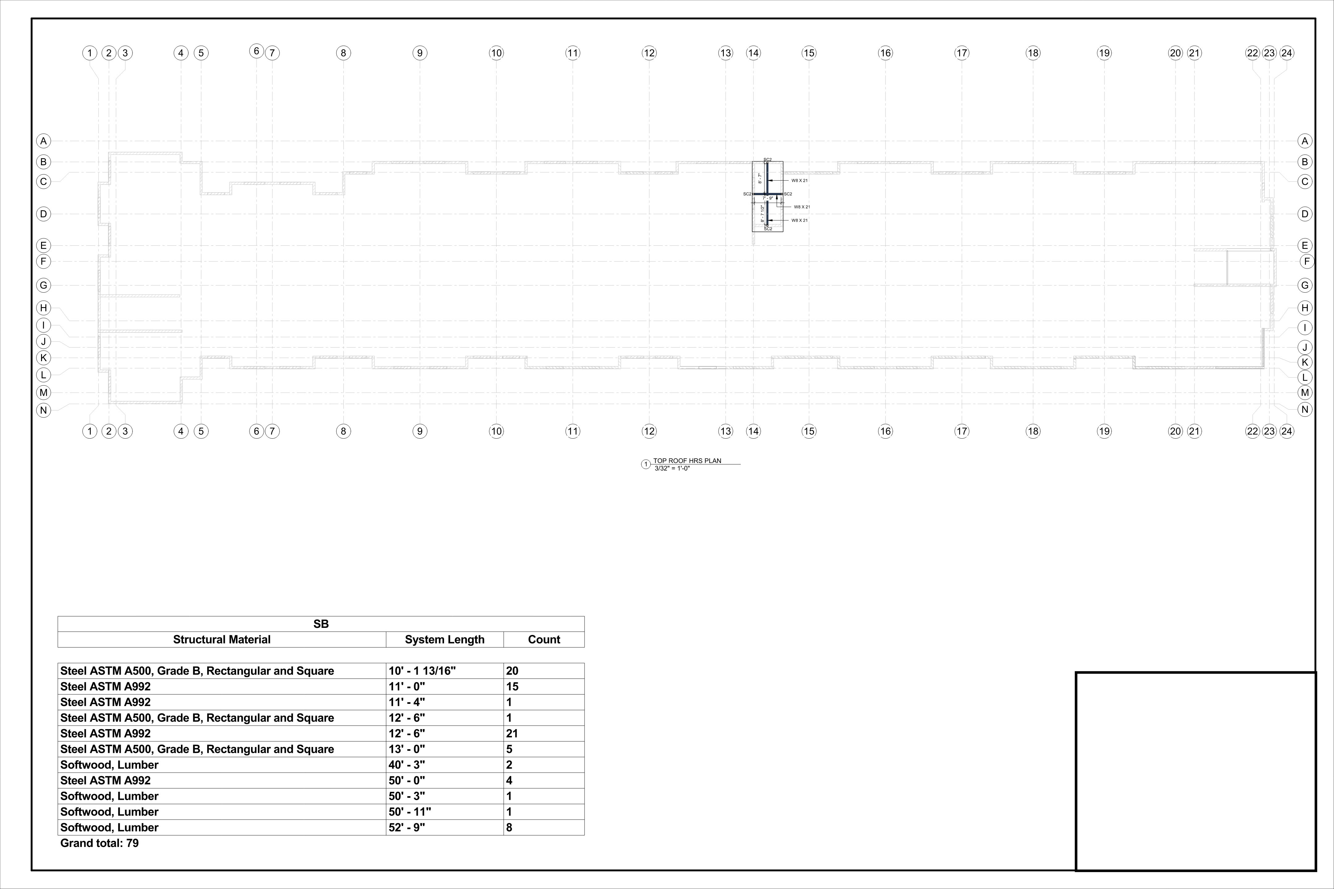Structural Drawing Sheet 24