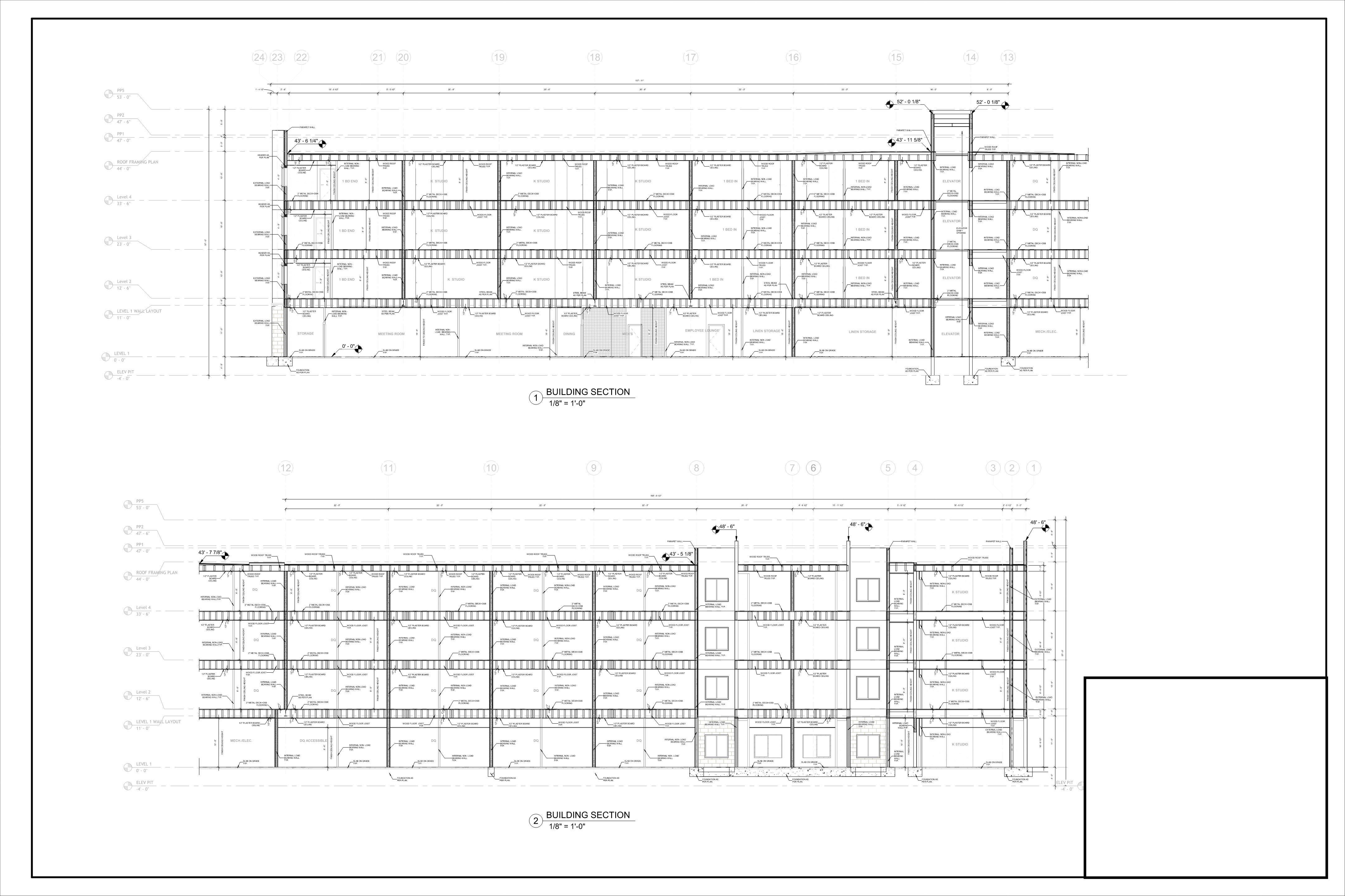 Structural Drawing Sheet 25