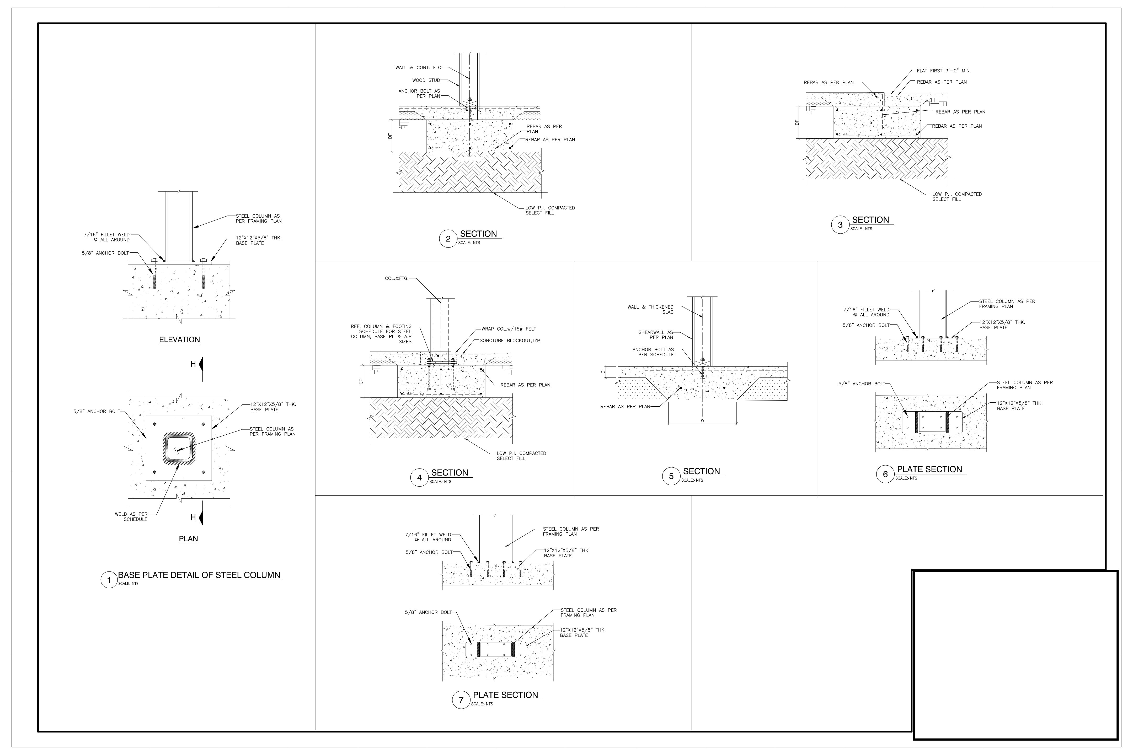 Structural Drawing Sheet 28
