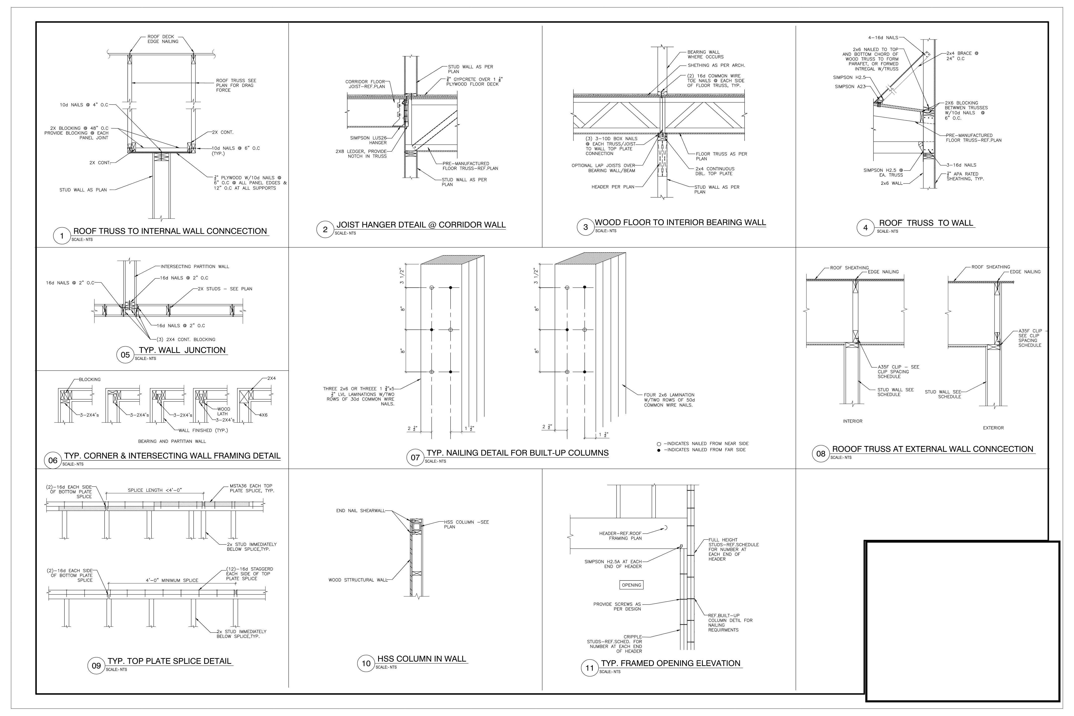 Structural Drawing Sheet 29