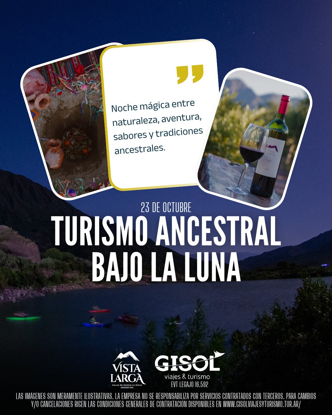 Turismo ancestral bajo la luna