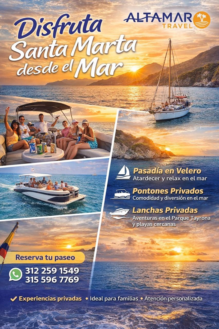 Paseos en lancha, velero y pontón — Altamar Travel