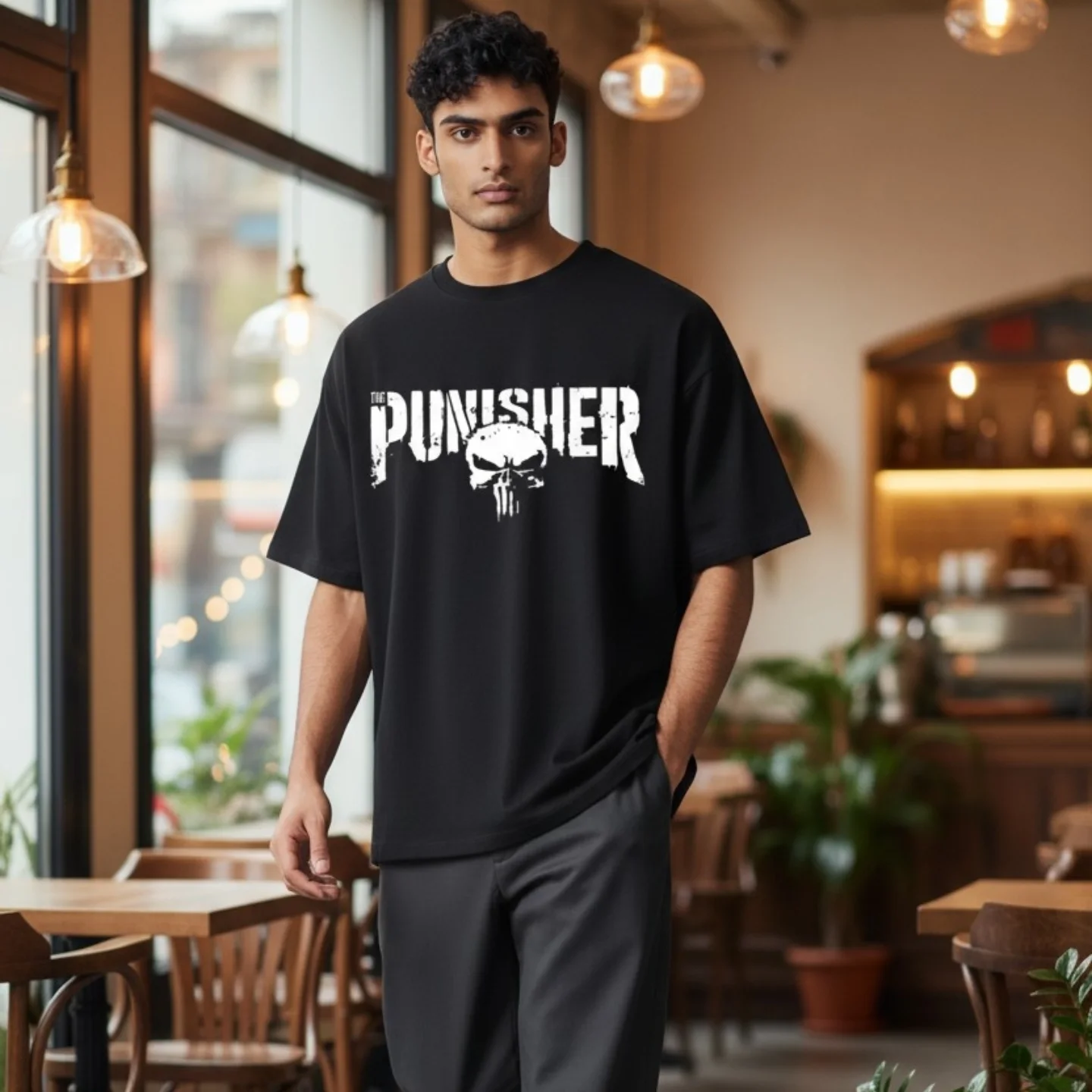 punisher skull tee