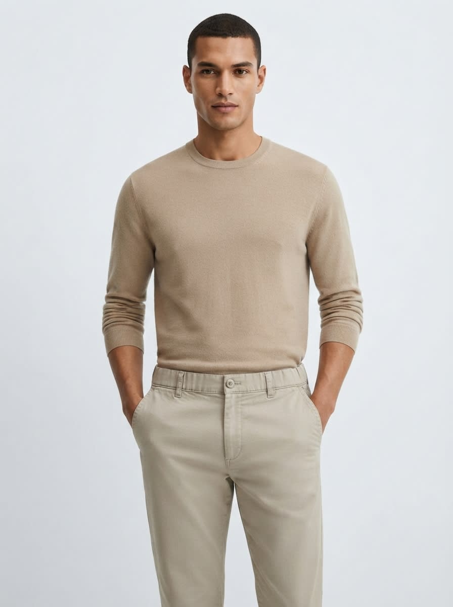 BLUELINE REGULAR FIT LINEN PANT