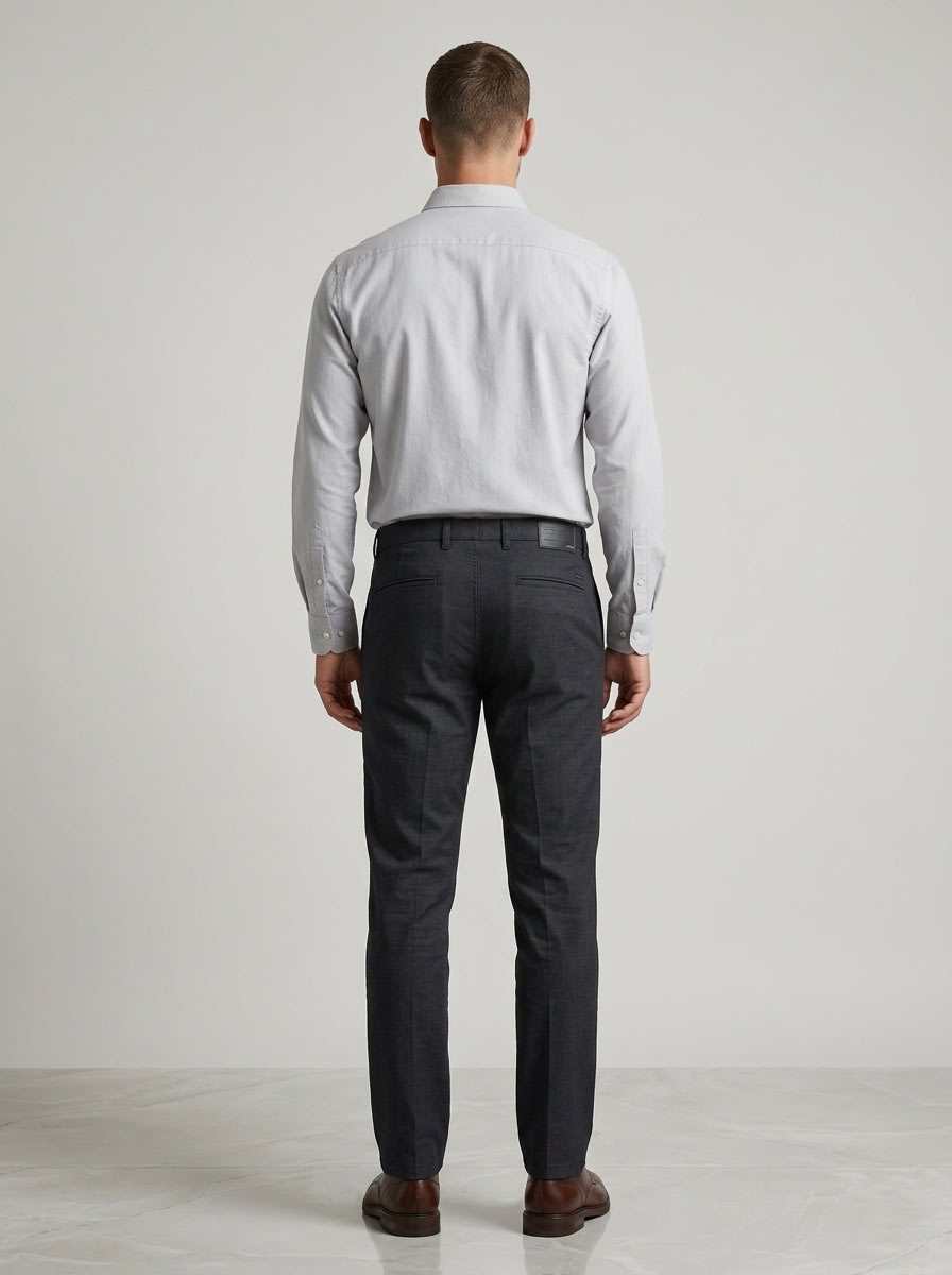 Carbon Slim Fit Cotton Pant, image 2