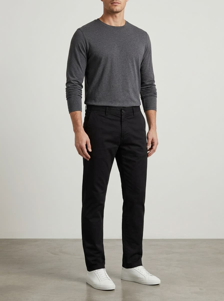 Carbon Slimfit Cotton Pant, image 2